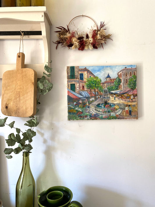 Huile sur toile vintage