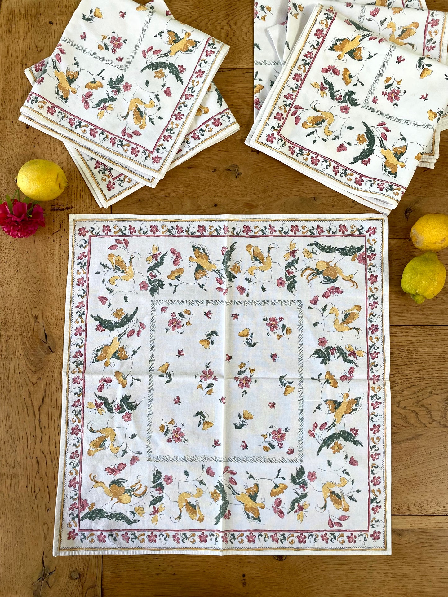 Serviettes de table en coton
