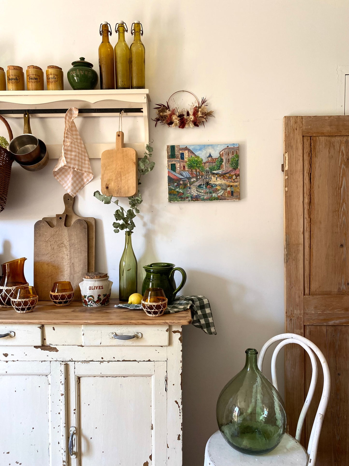 Huile sur toile vintage