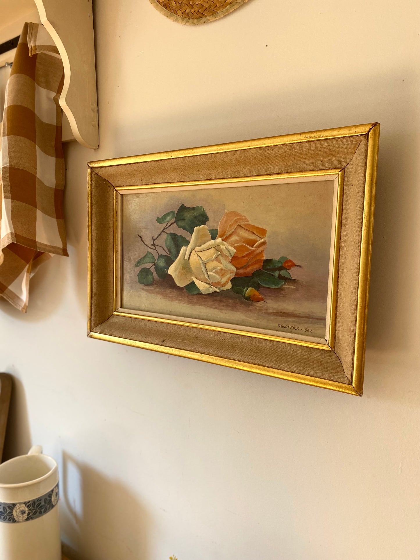 Huile sur toile ancienne