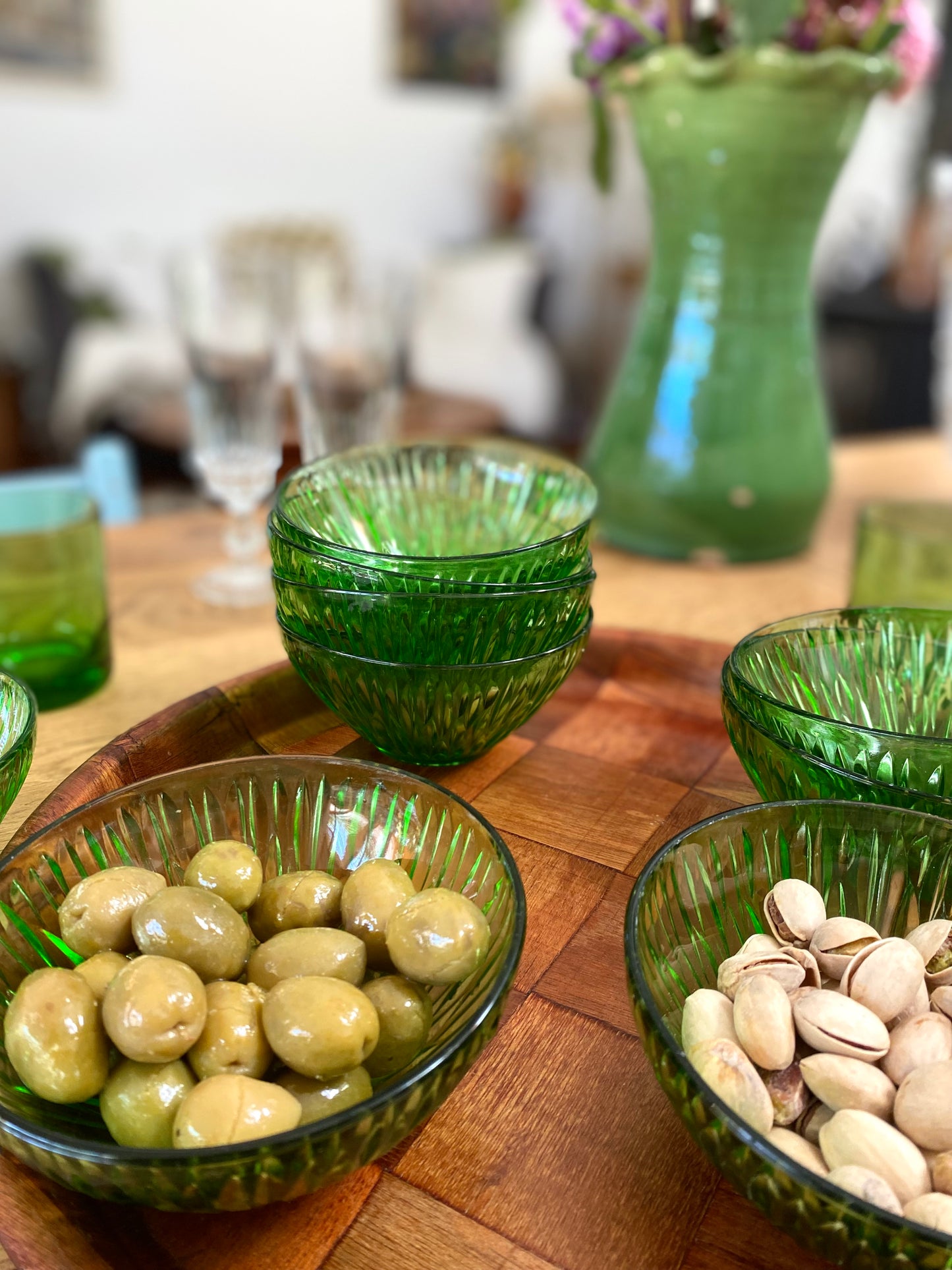 Ramequins en verre vintage