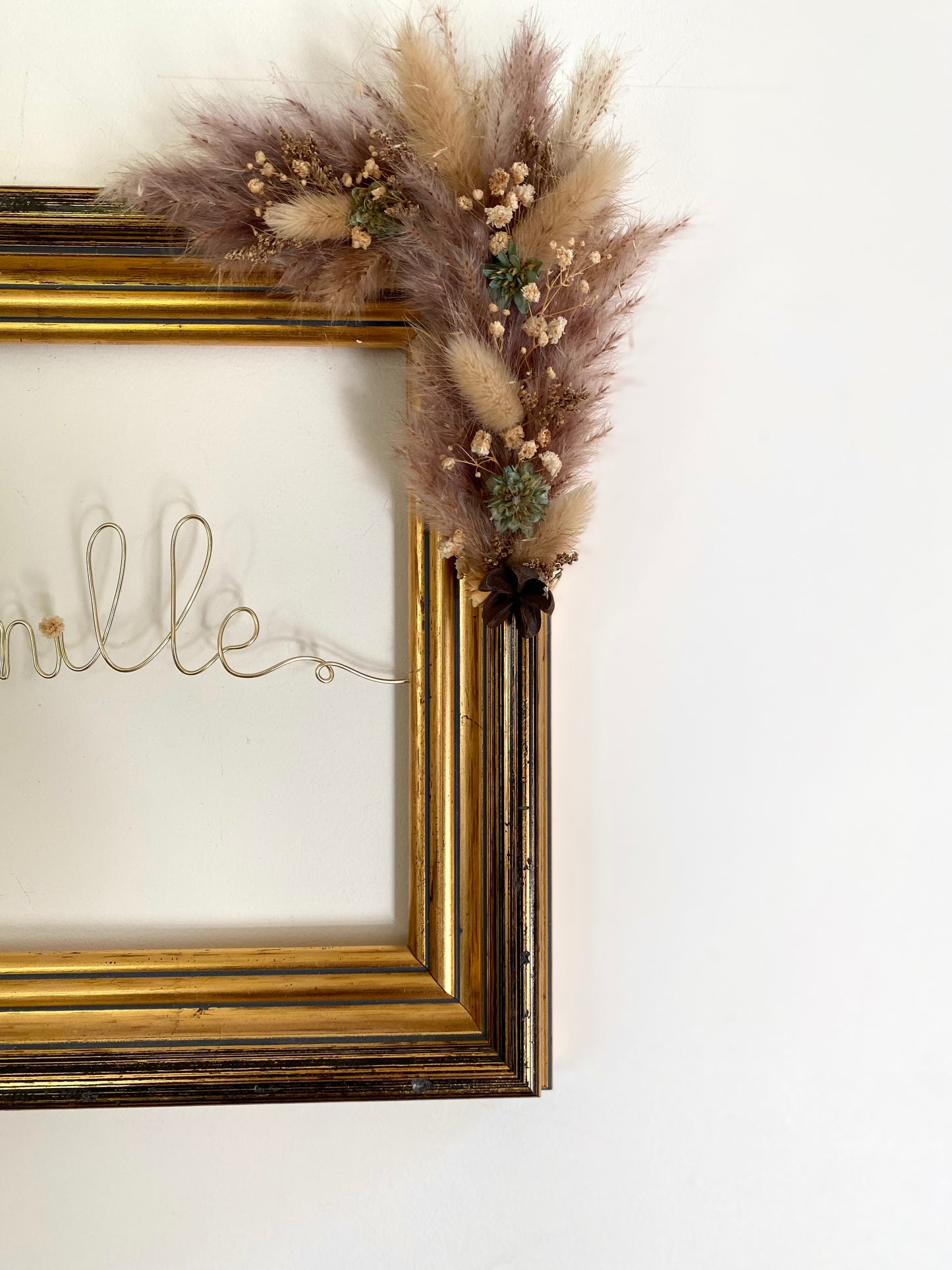 Cadre ancien décoré