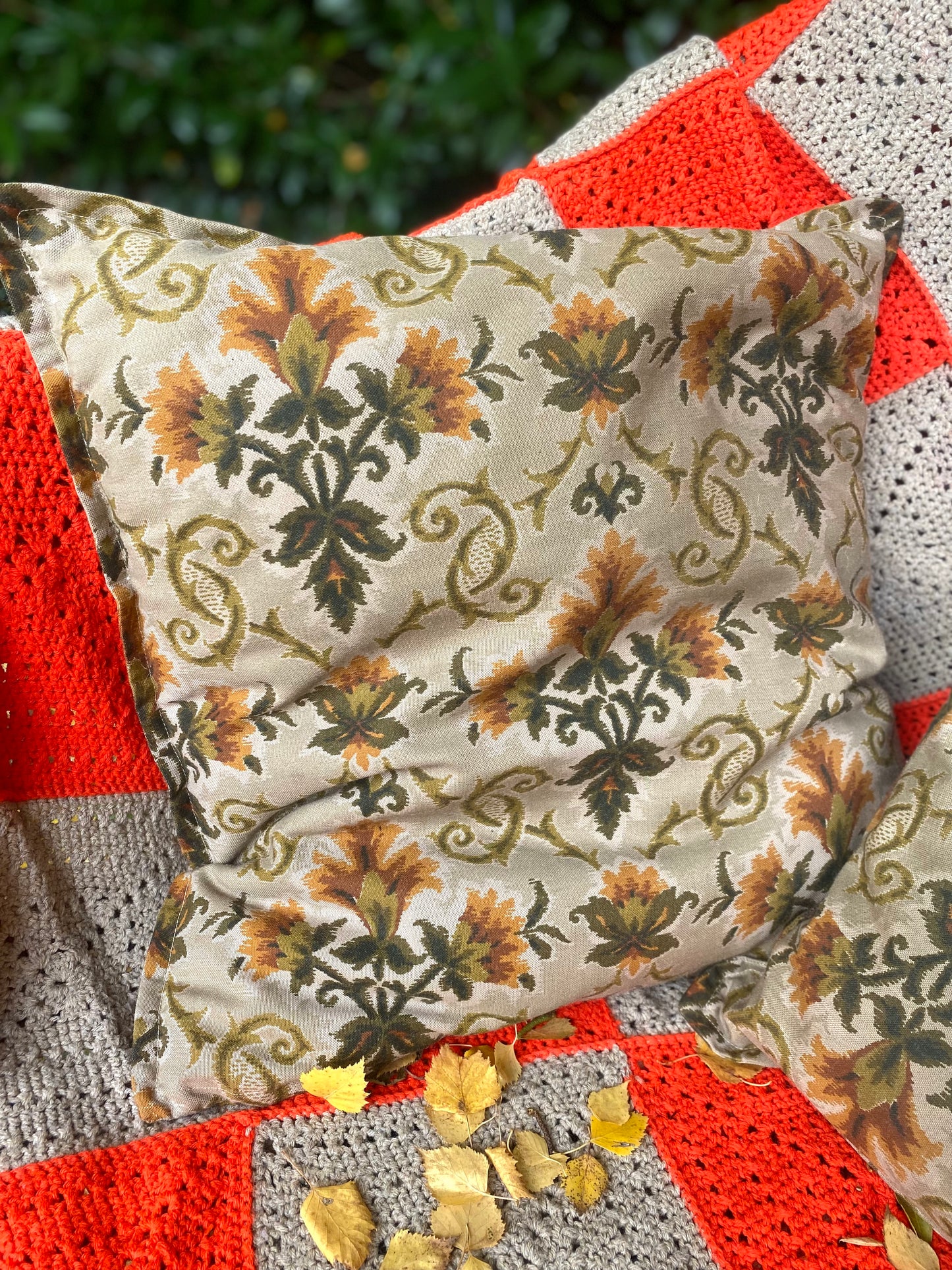 Ravissant duo de coussins en jacquard 70