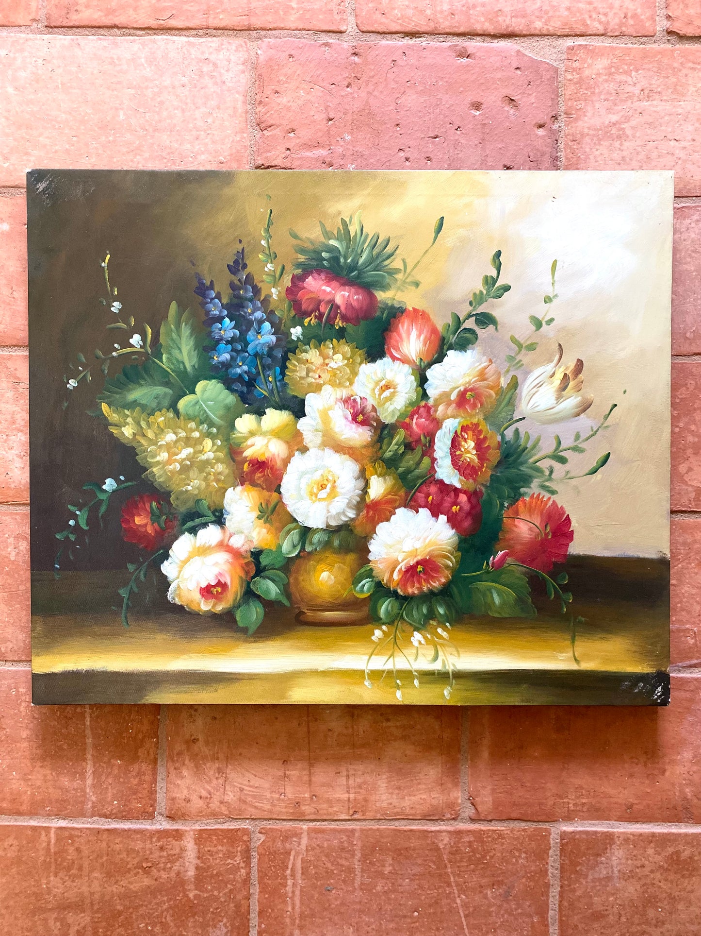 Huile sur toile ancienne