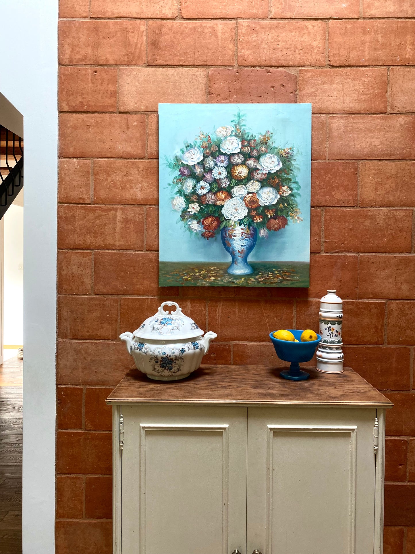 Huile sur toile vintage