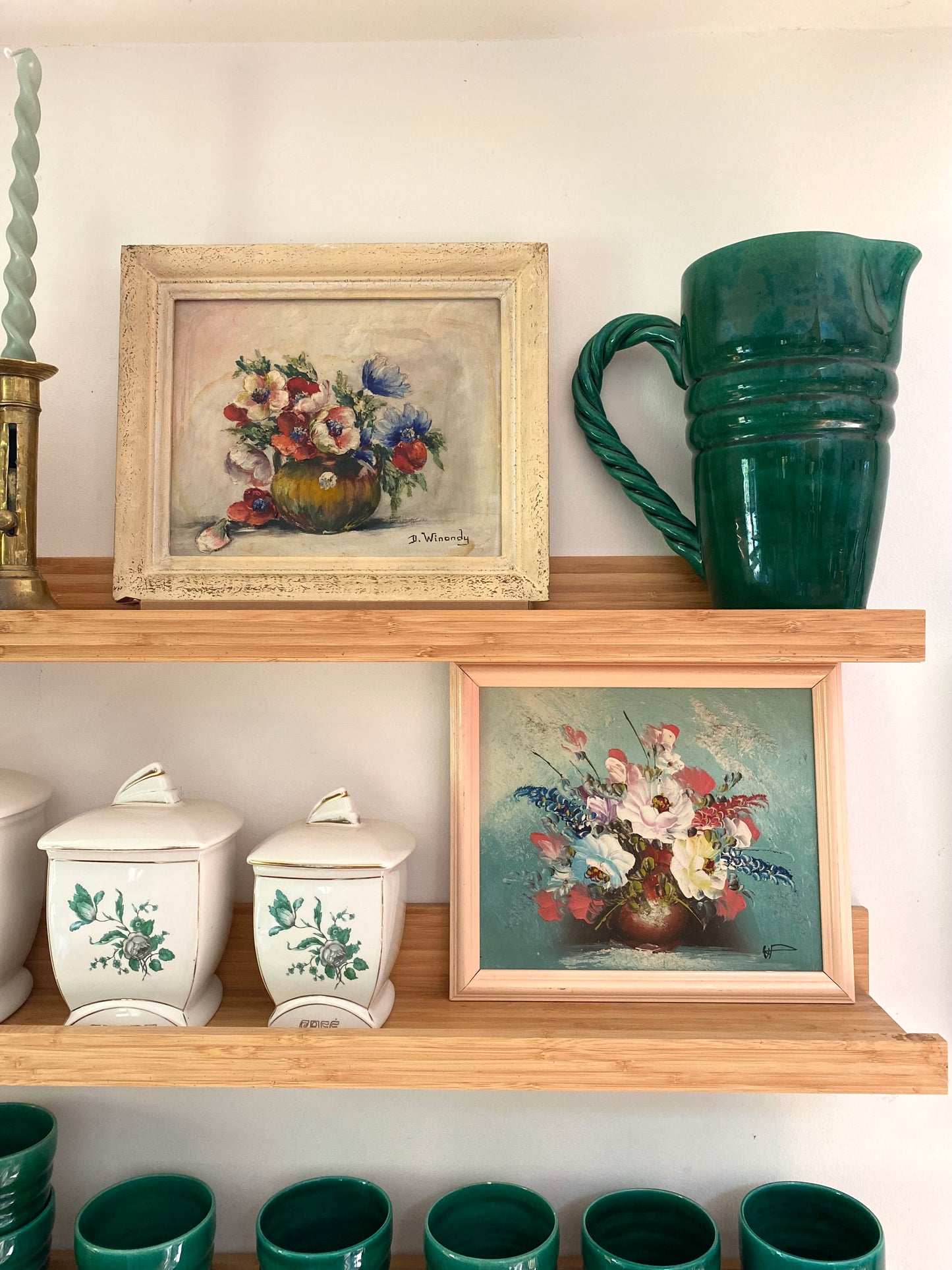 Nature morte aux fleurs, milieu du XXe siècle.