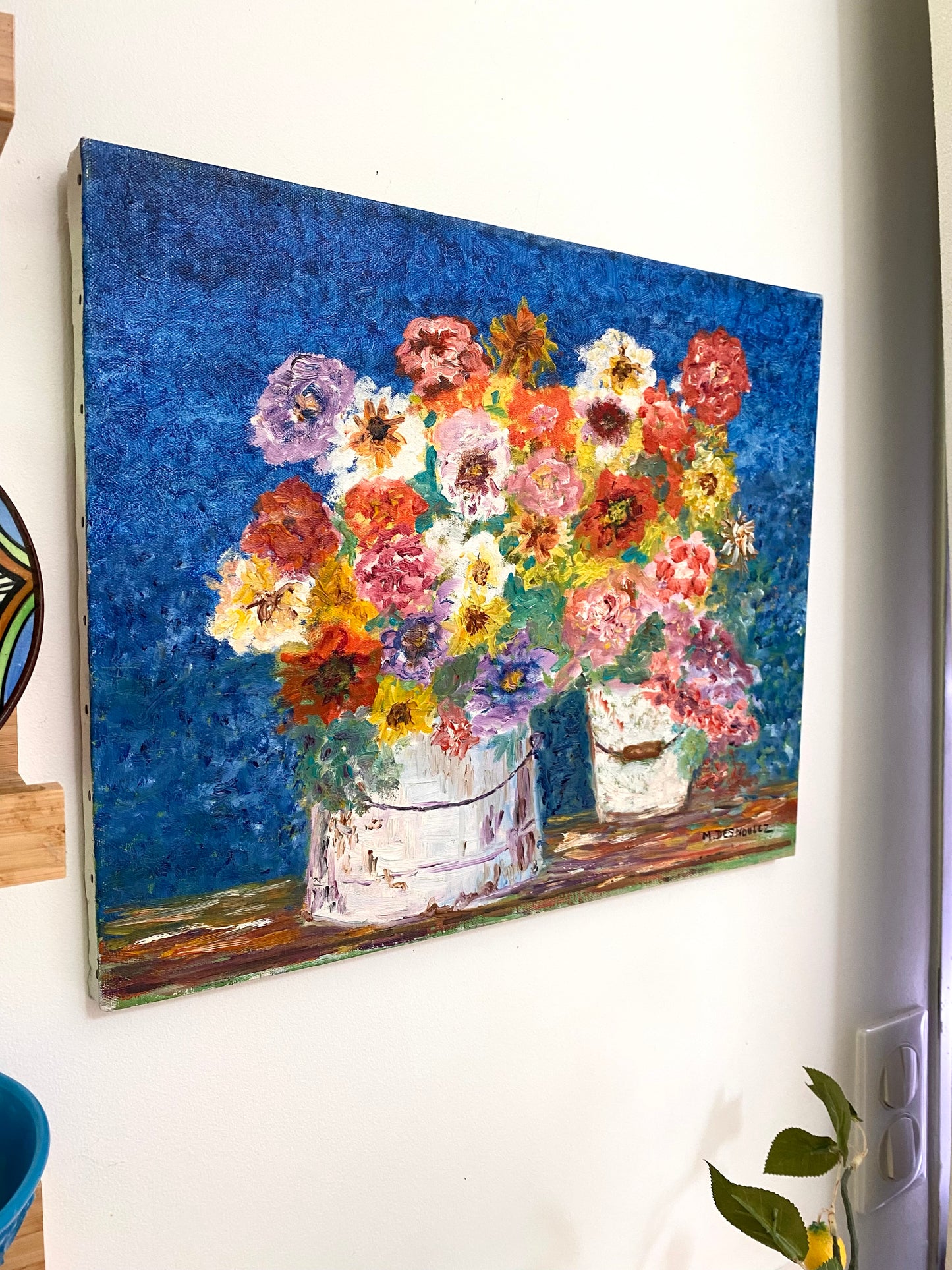 Huile sur toile vintage