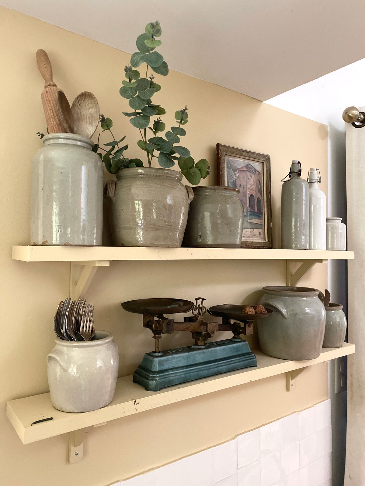 Duo de pots en grès émaillé à anses