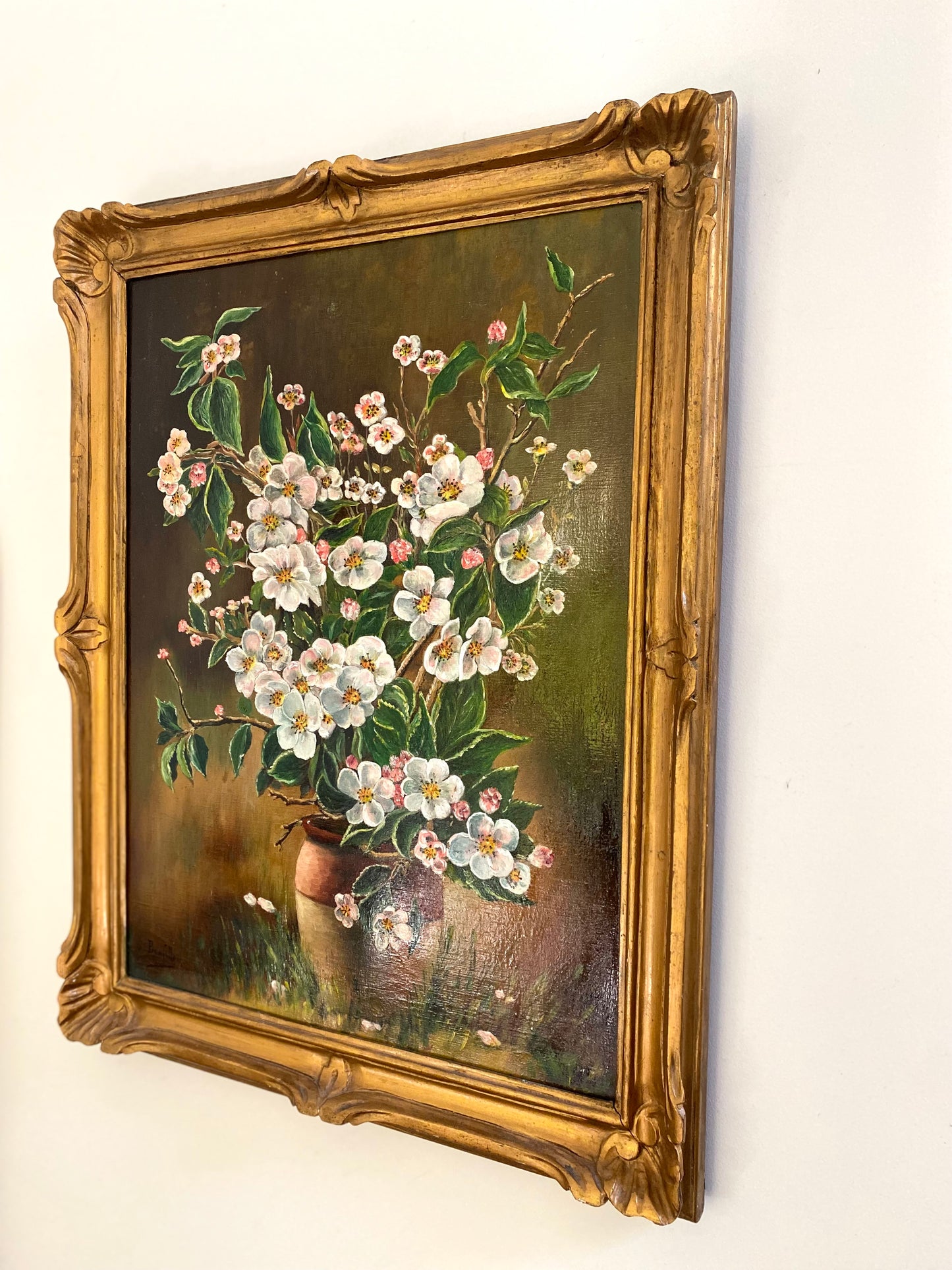 Huile sur toile ancienne