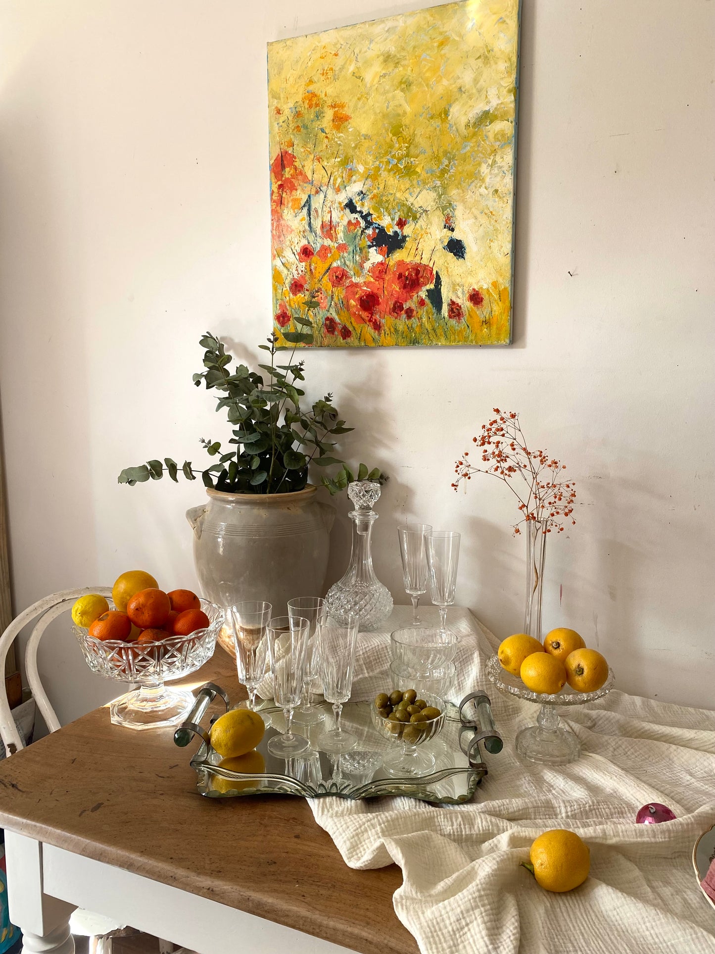 Carafe à liqueur en cristal - 1930