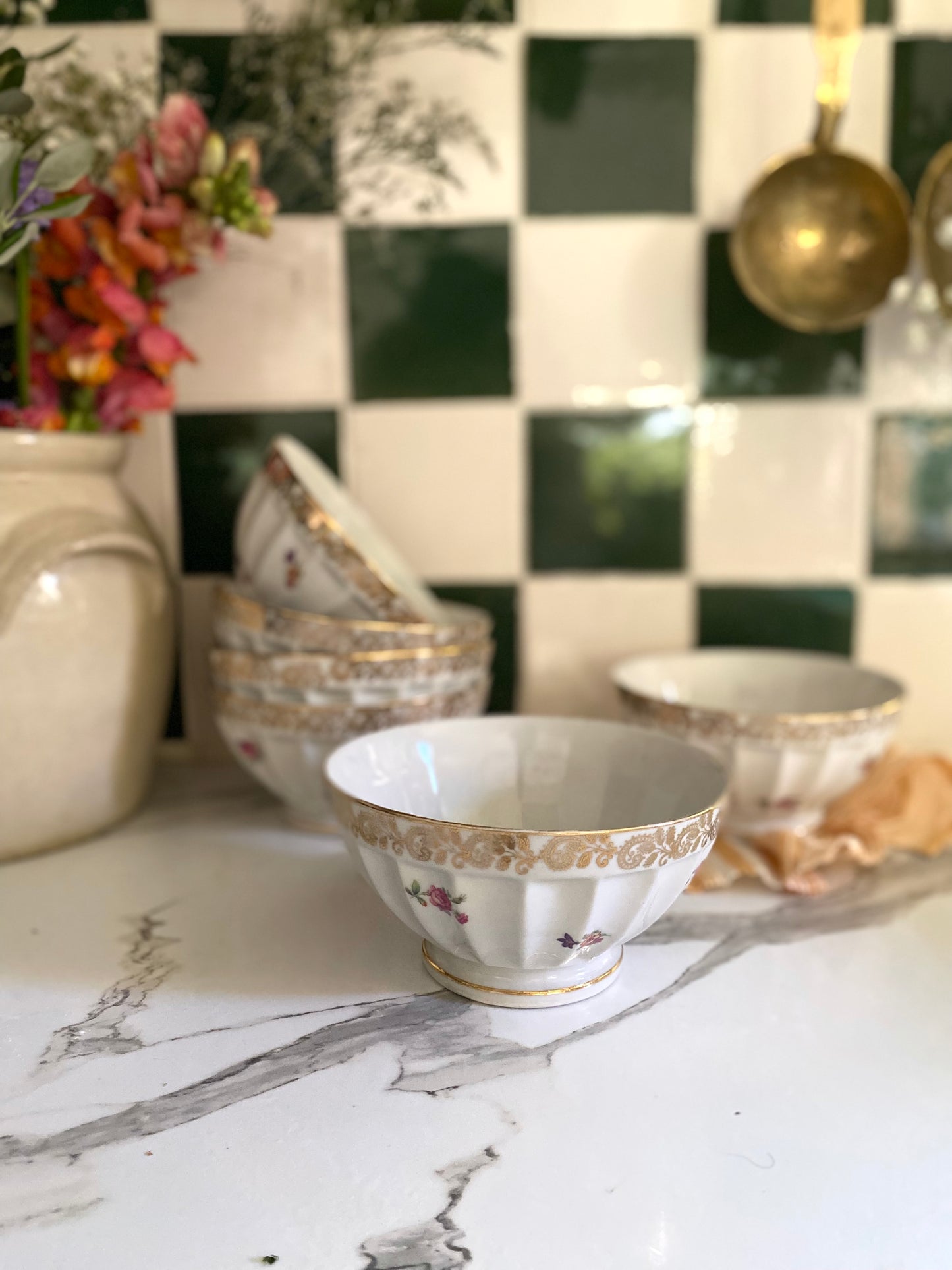 Bols – Porcelaine de Limoges fin du XIXe siècle / début du XXe siècle