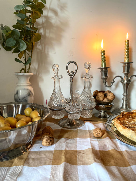 Huilier-vinaigrier Belle époque 1910