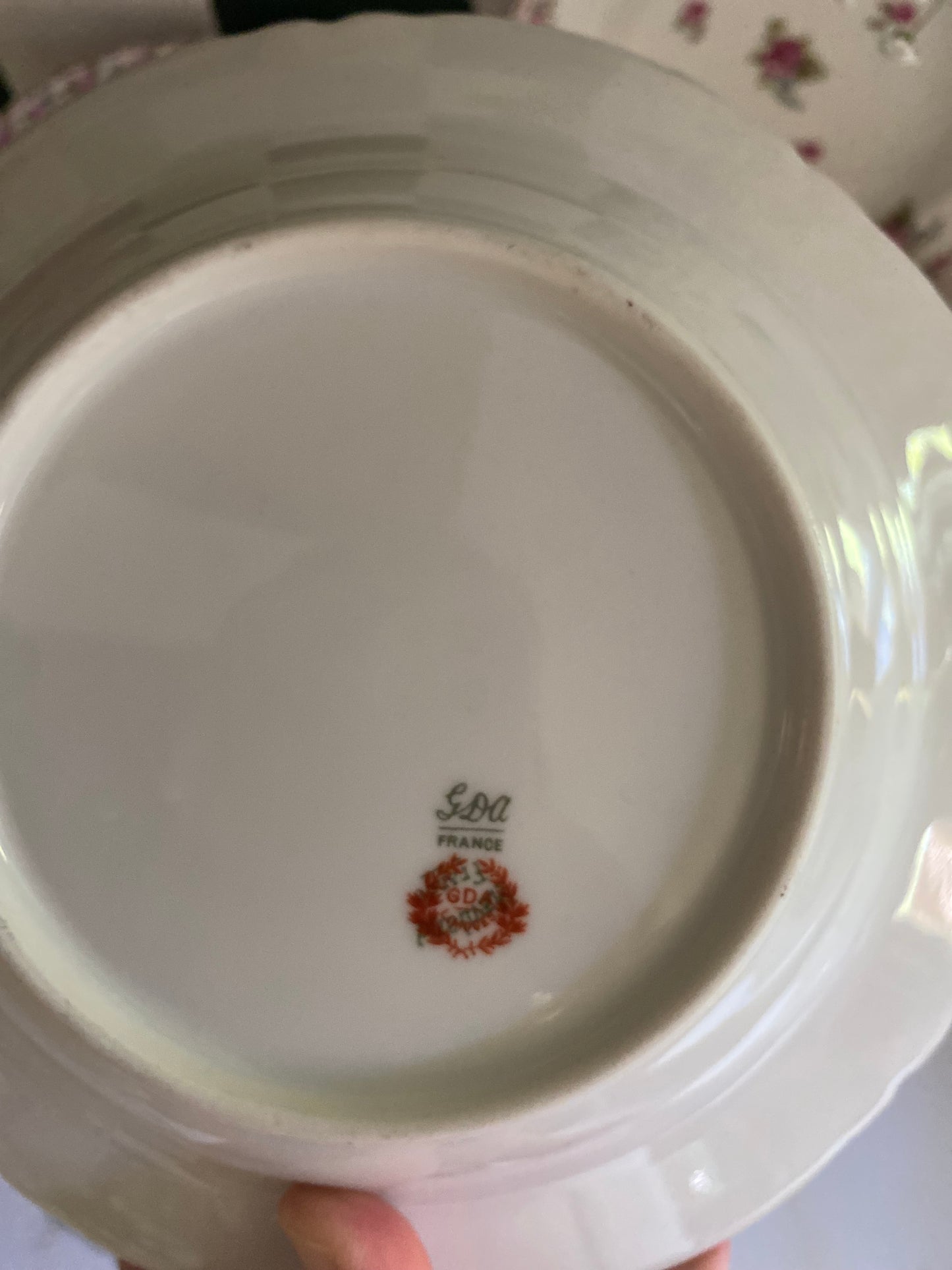 Assiettes Creuses ( calottes ) en Porcelaine de Limoges GDA 1900