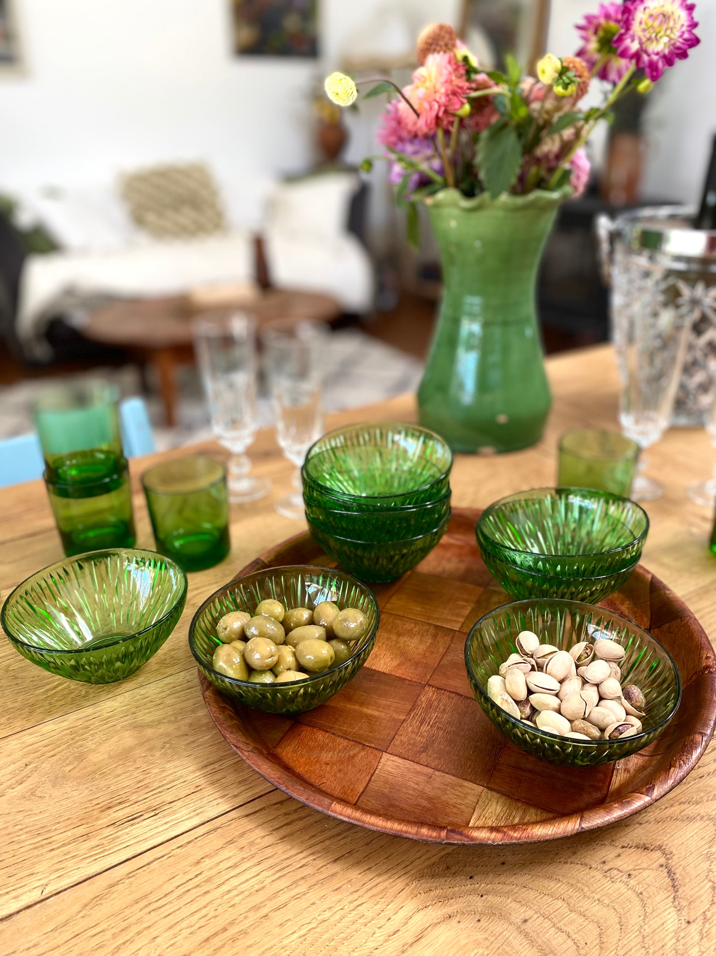 Ramequins en verre vintage