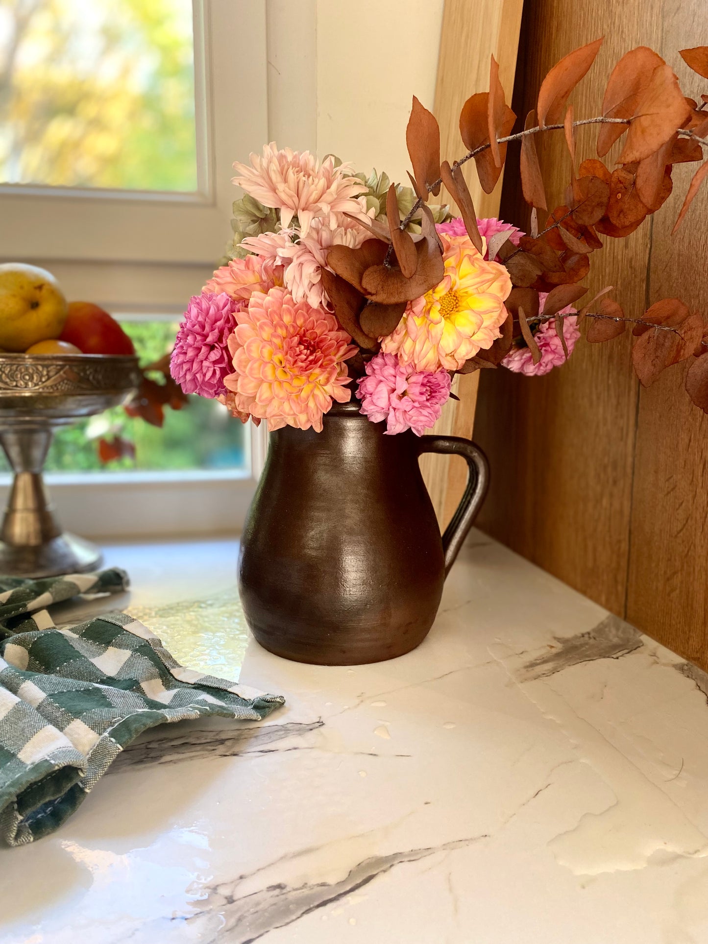 Pichet en céramique chocolat