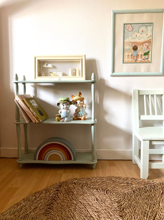 Etagère en bois ancien rénové