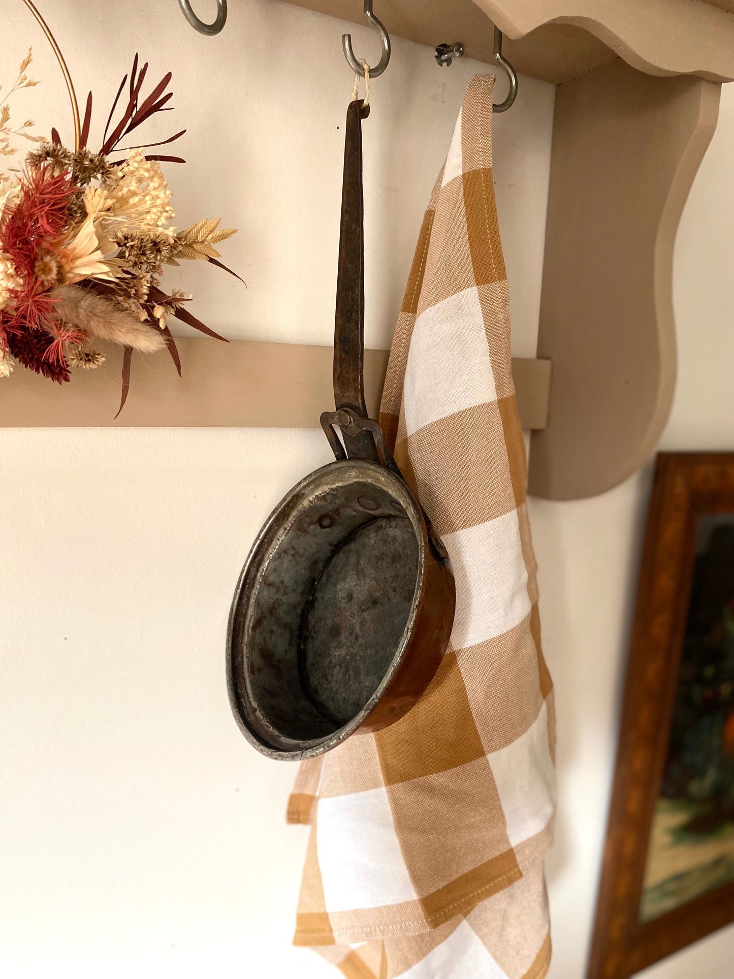 Casserole en cuivre ancien