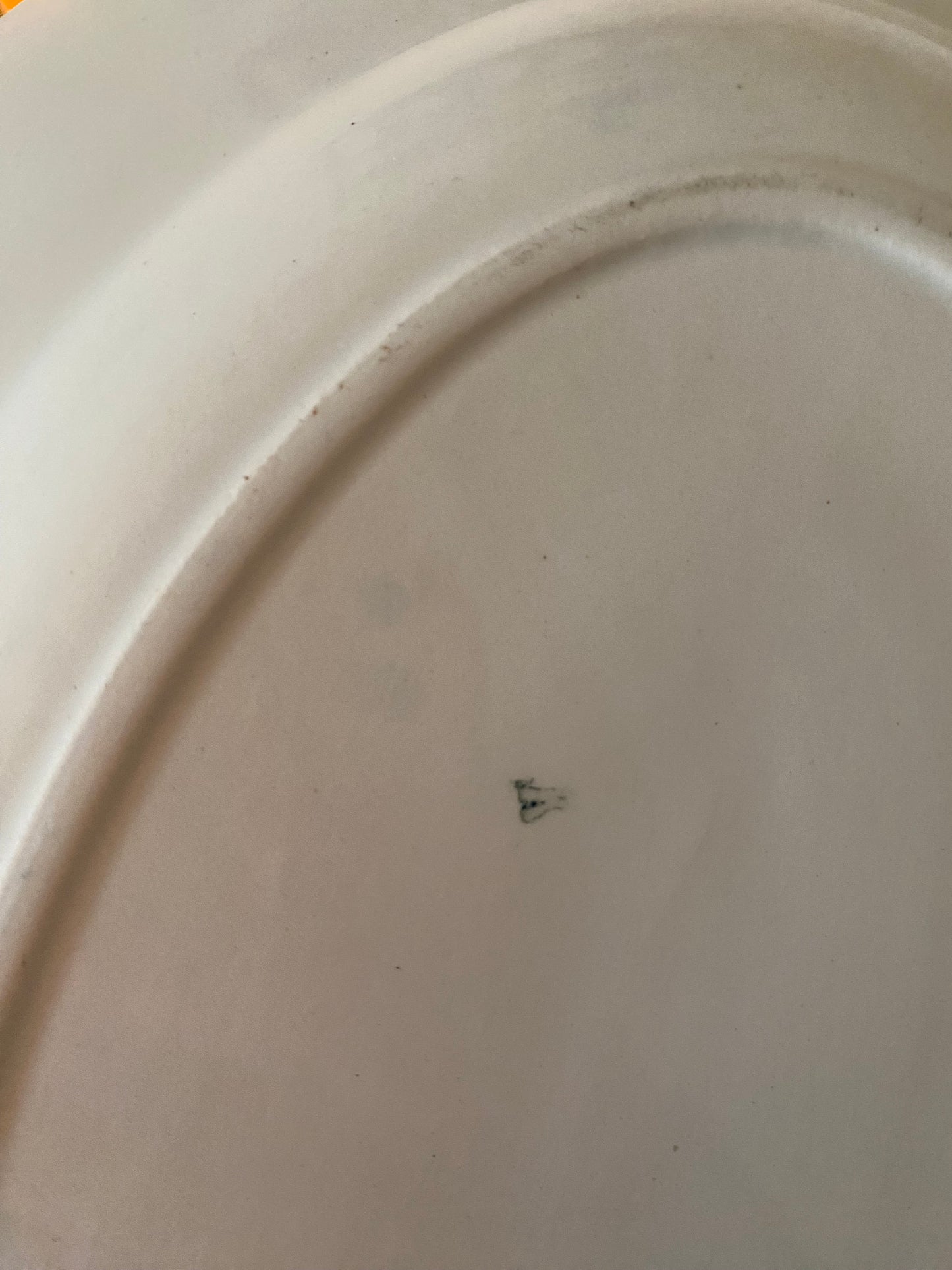 Plat de service ovale Terre de fer