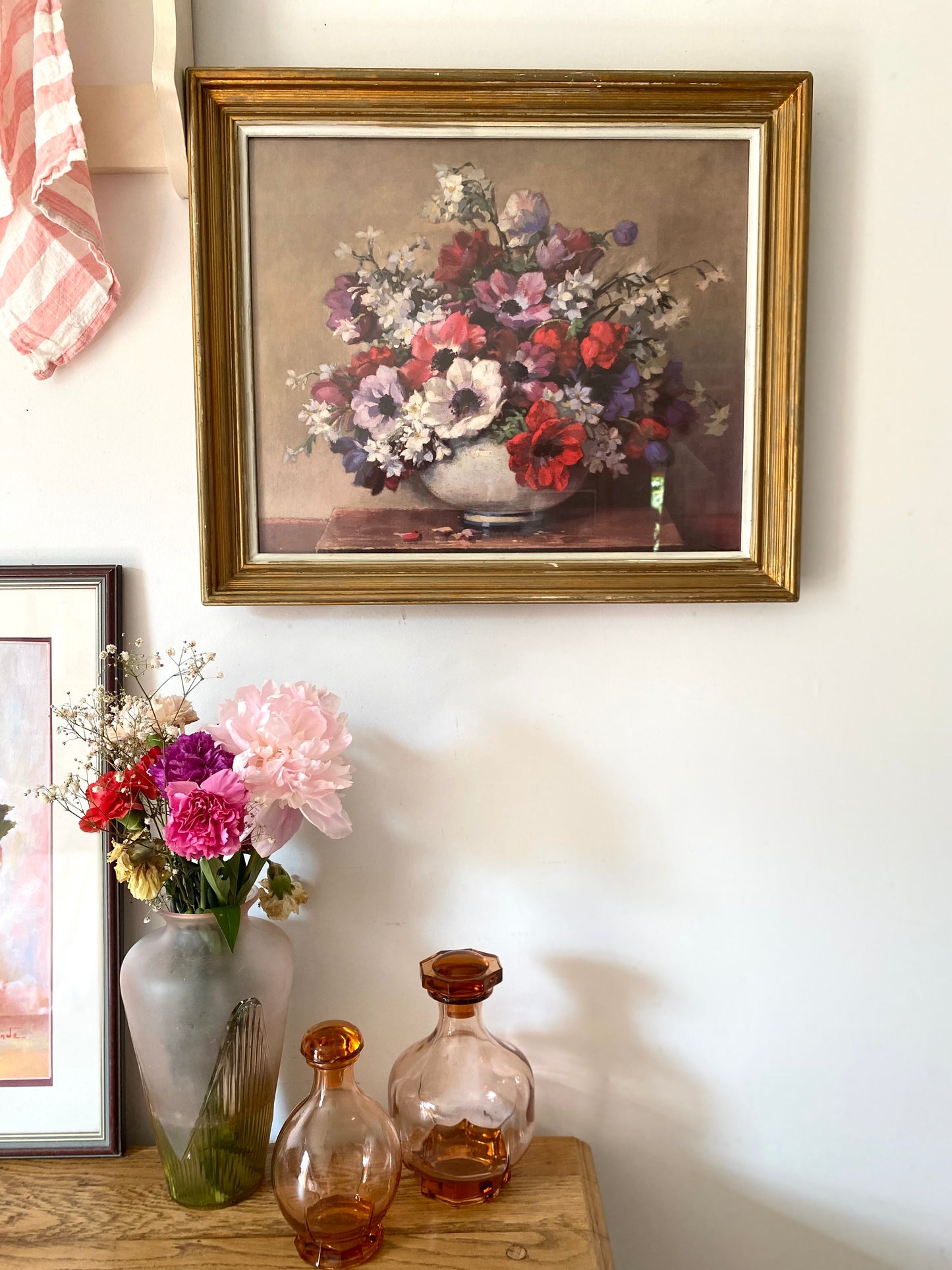 Huile sur toile ancienne encadrée