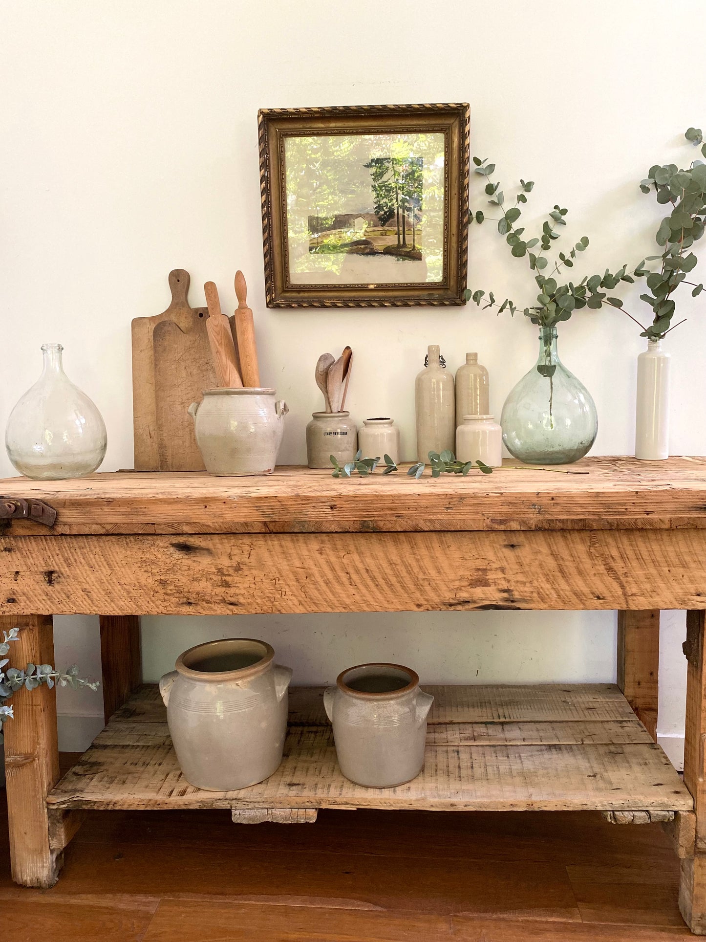 Pot à graisse ancien en grès