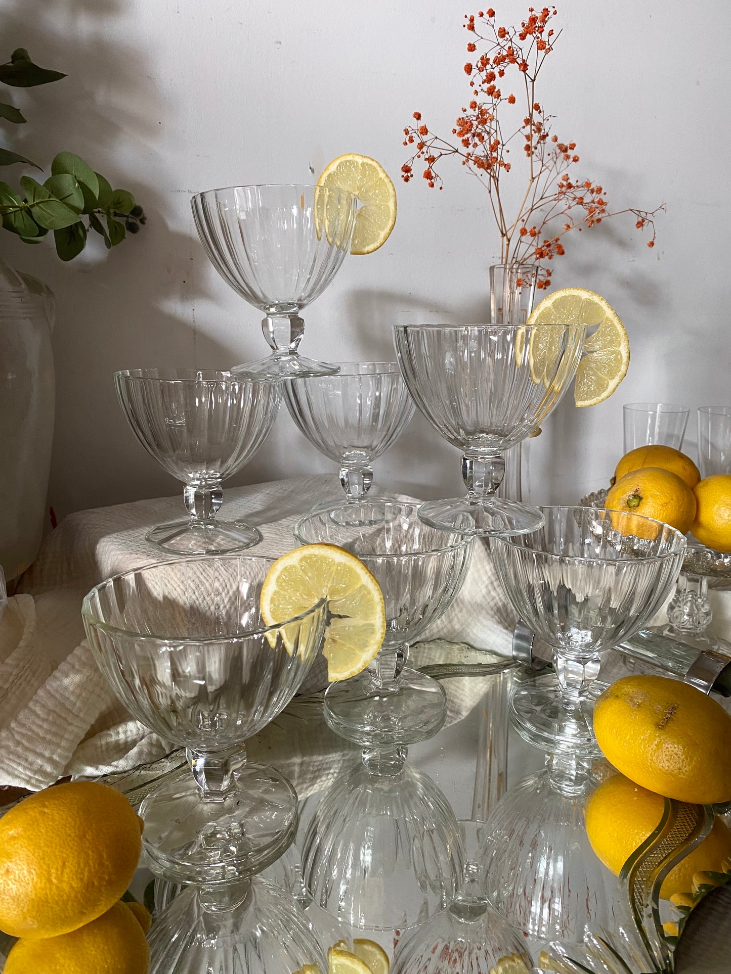 7 Coupes à glace vintage