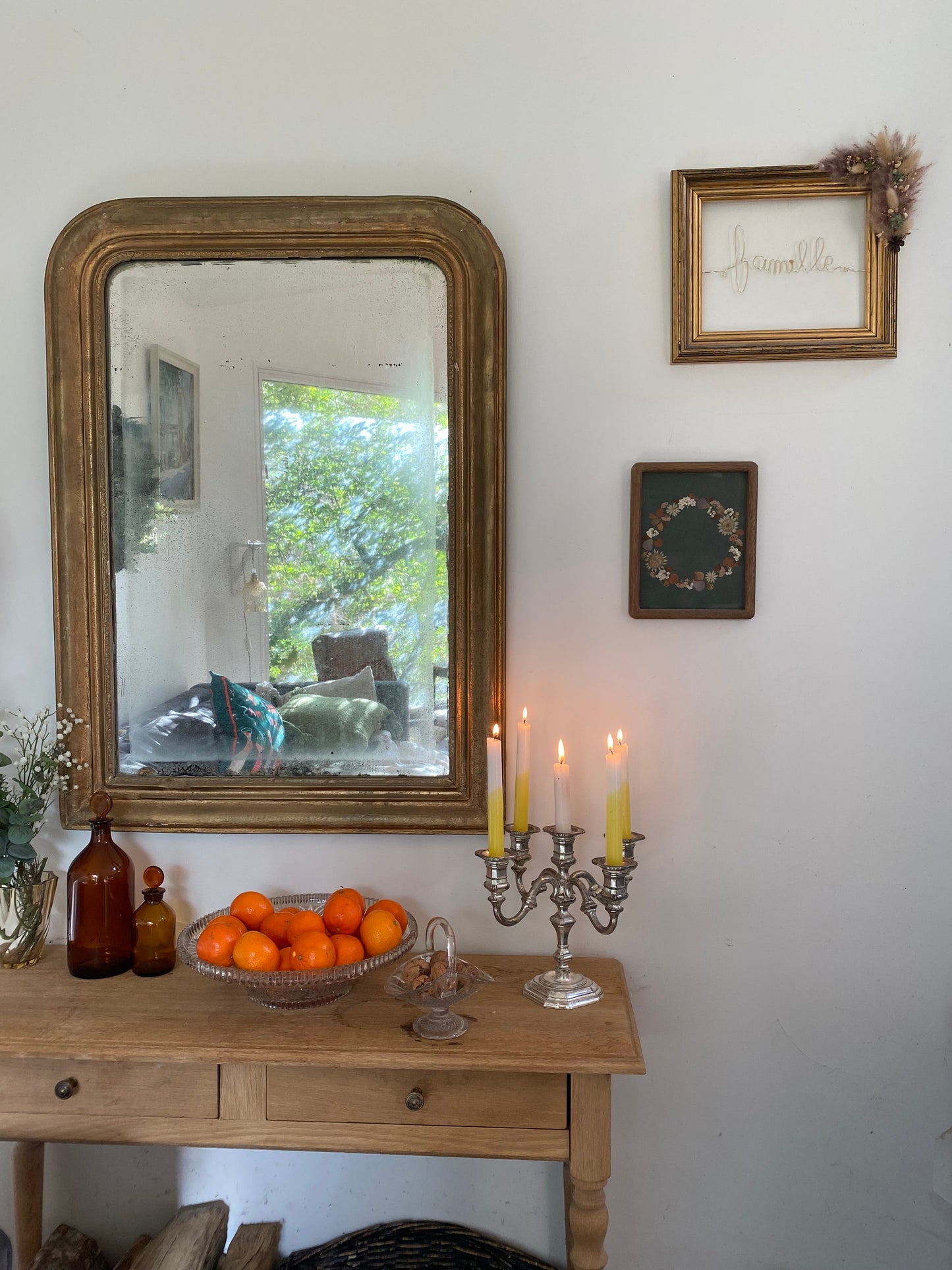 Candélabre ancien à cinq branches