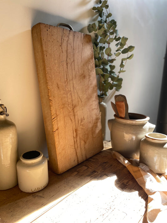 Billot de boucher à poser en bois ancien