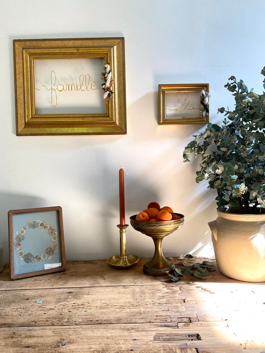 Cadre ancien décoré