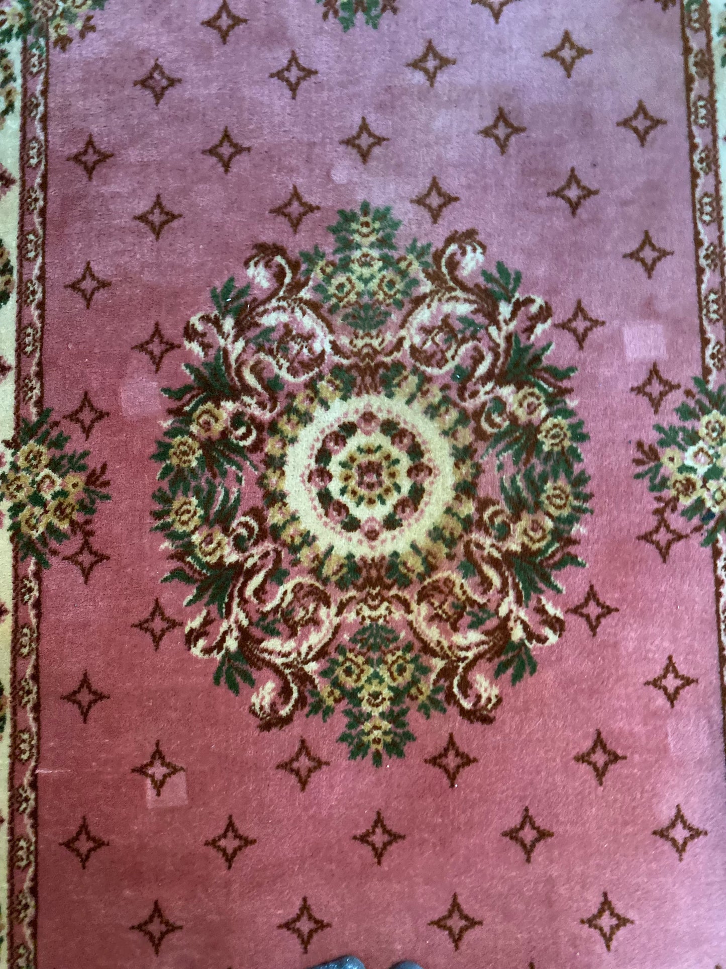 Tapis en laine ancien