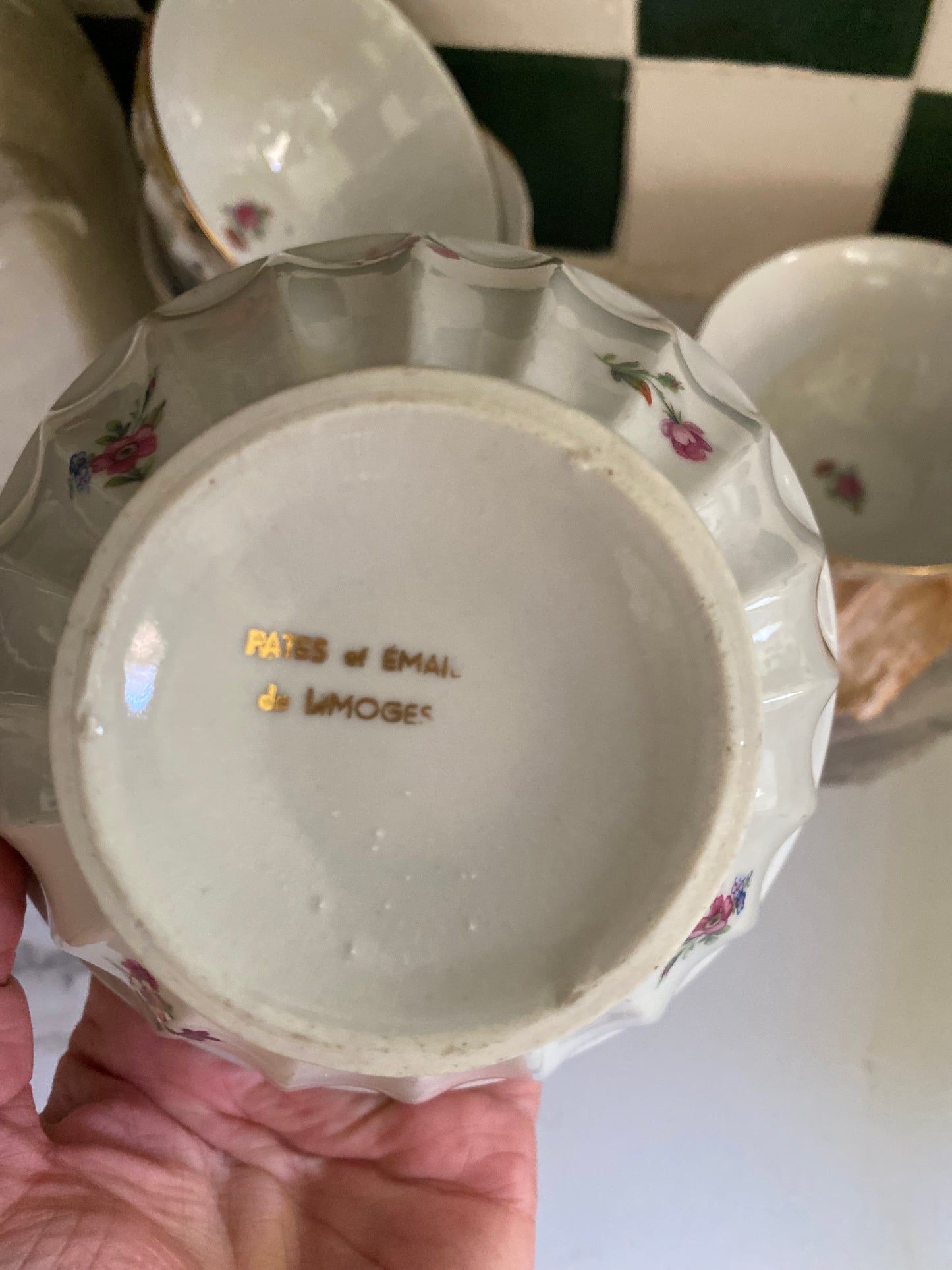 Bols – Porcelaine de Limoges fin du XIXe siècle / début du XXe siècle