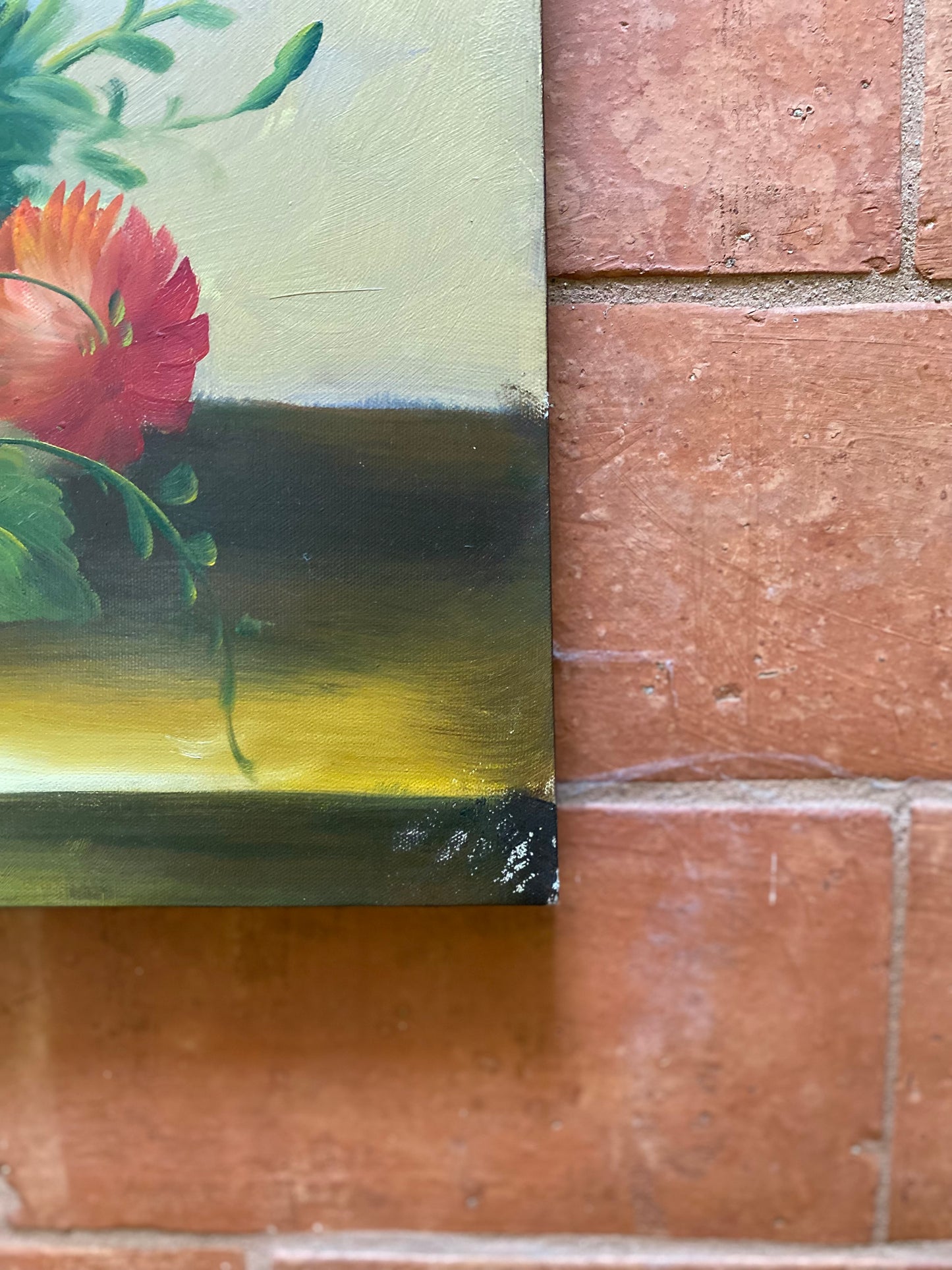 Huile sur toile ancienne