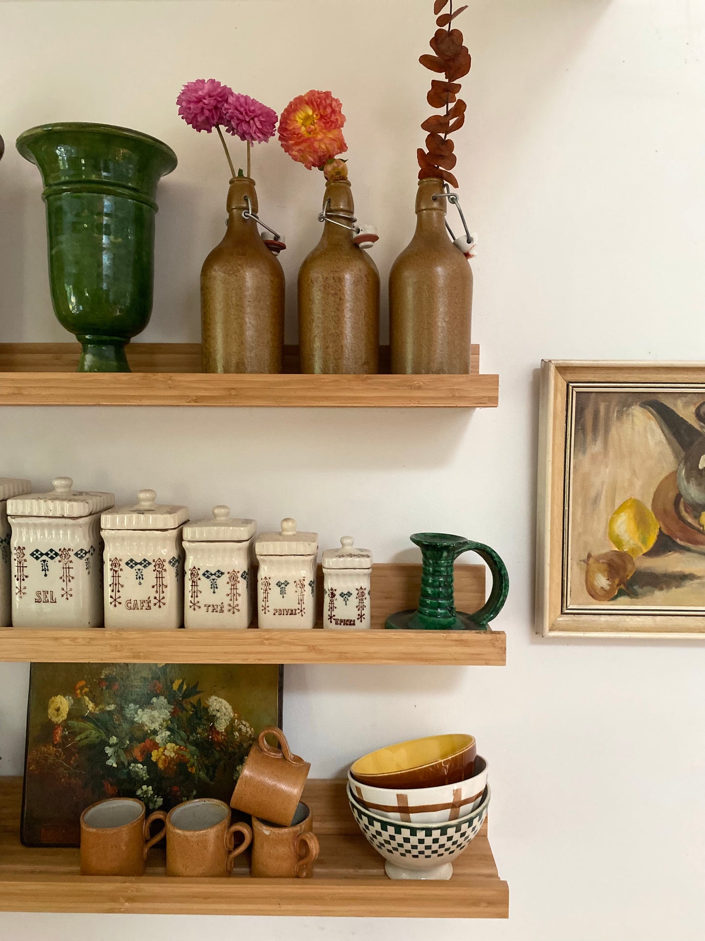 Bouteille en grès ancien