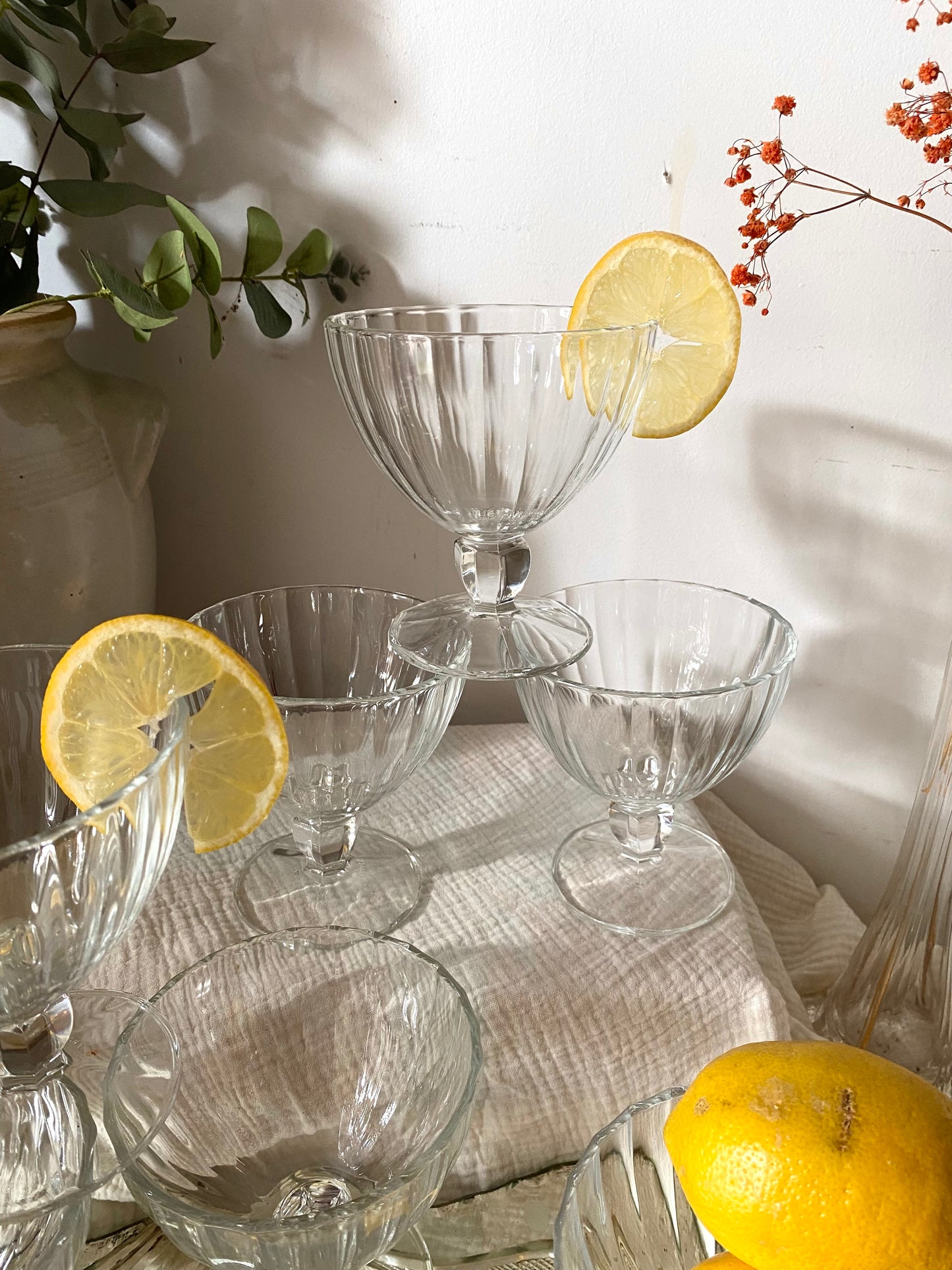 7 Coupes à glace vintage