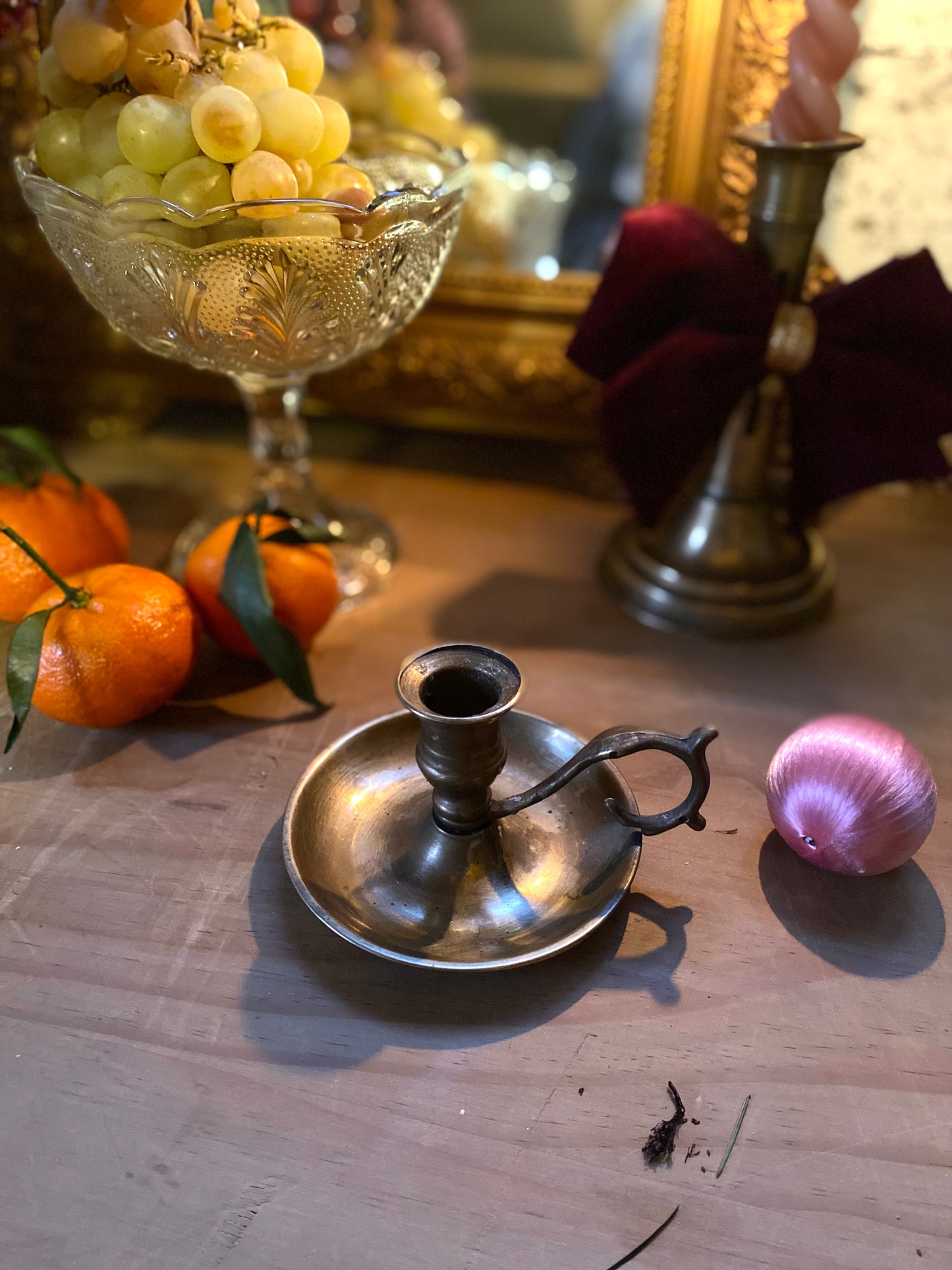 Petit bougeoir en laiton