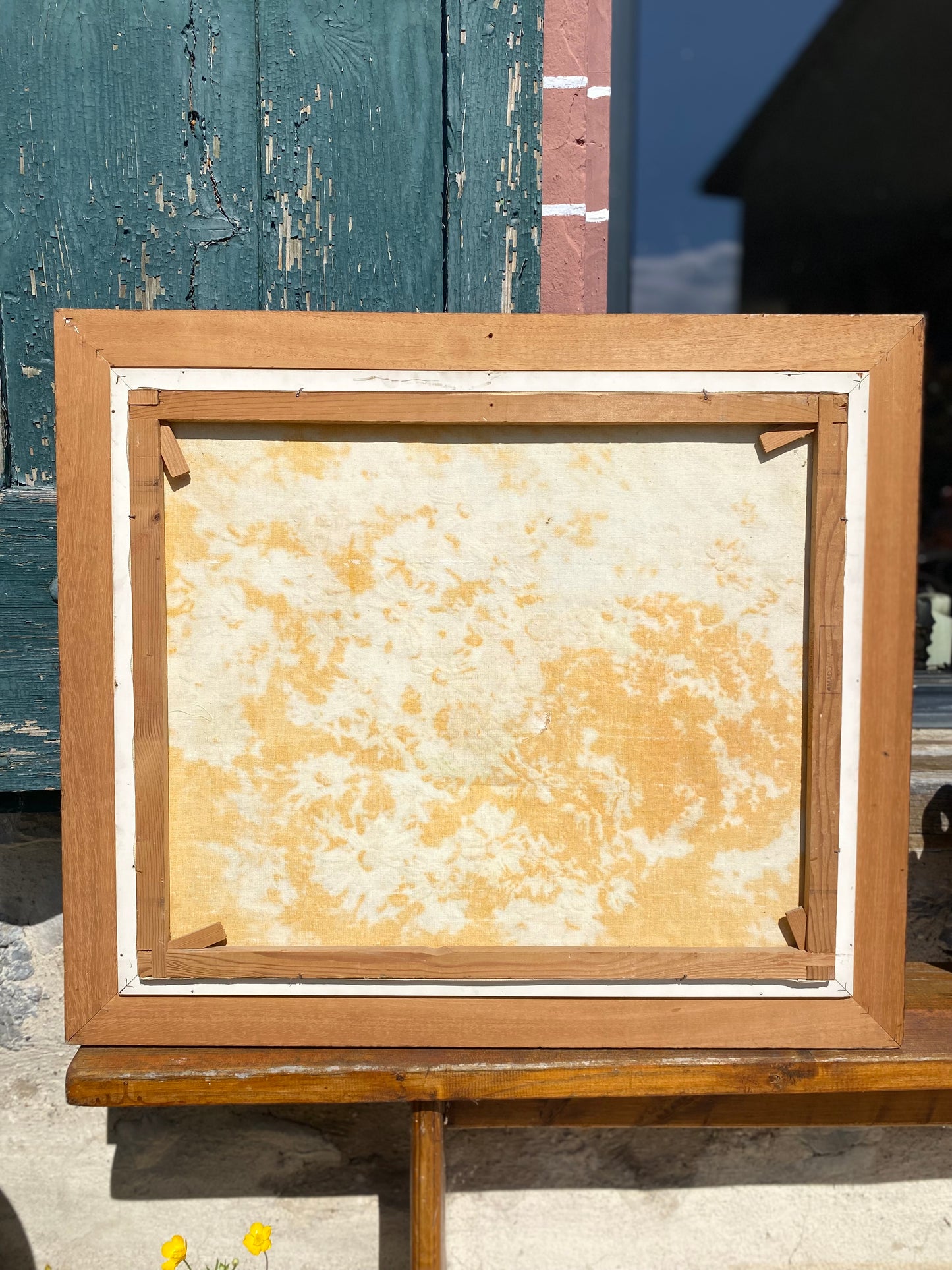 Huile sur toile - Bouquet impressionniste - 1950