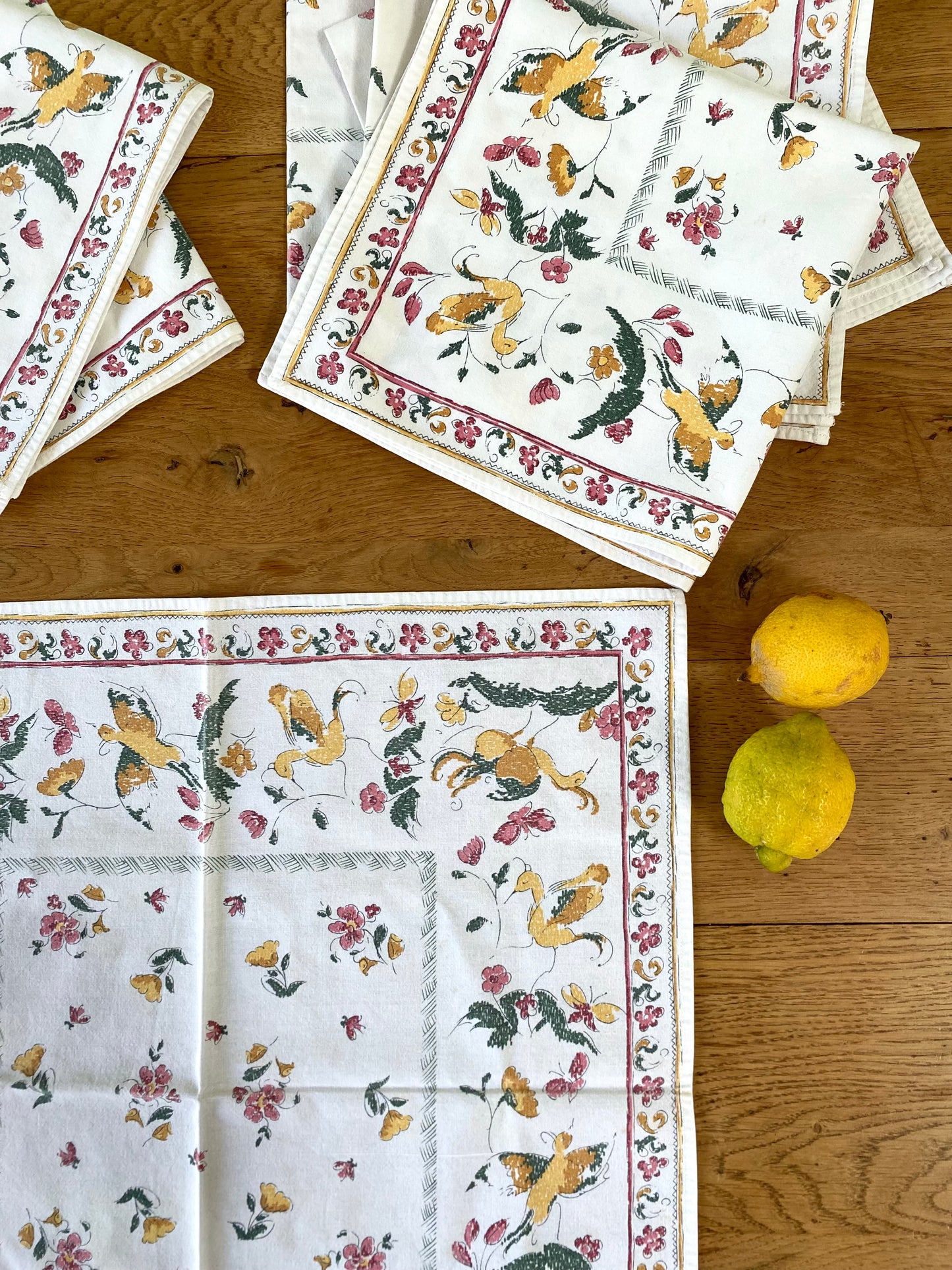 Serviettes de table en coton