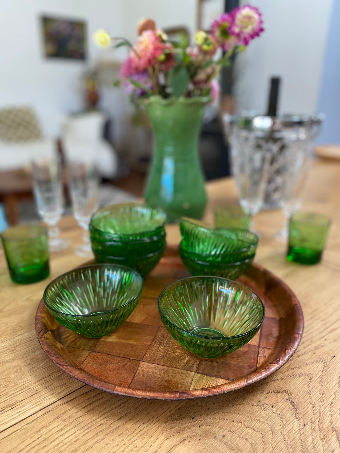 Ramequins en verre vintage