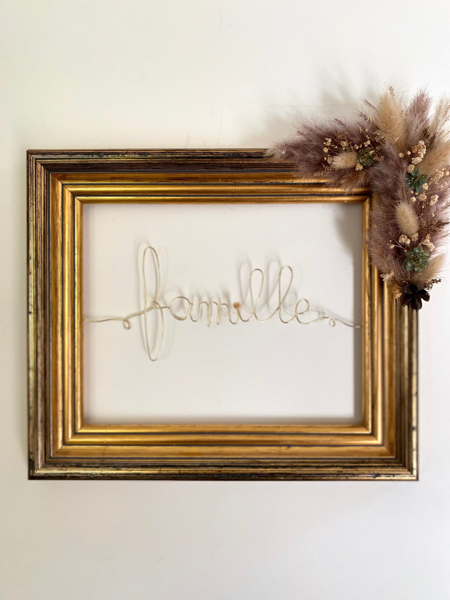 Cadre ancien décoré