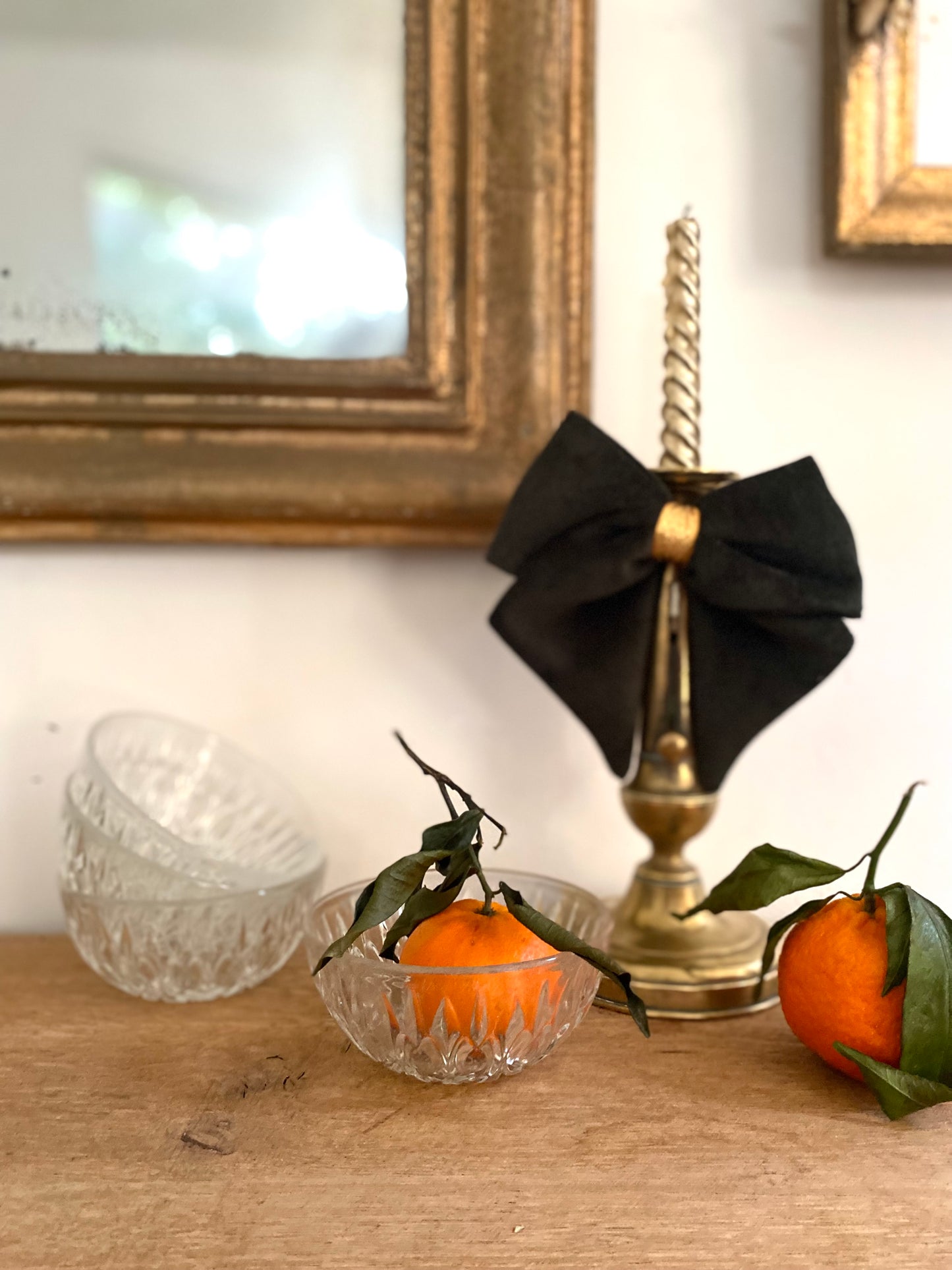 4 Coupelles en verre ciselé