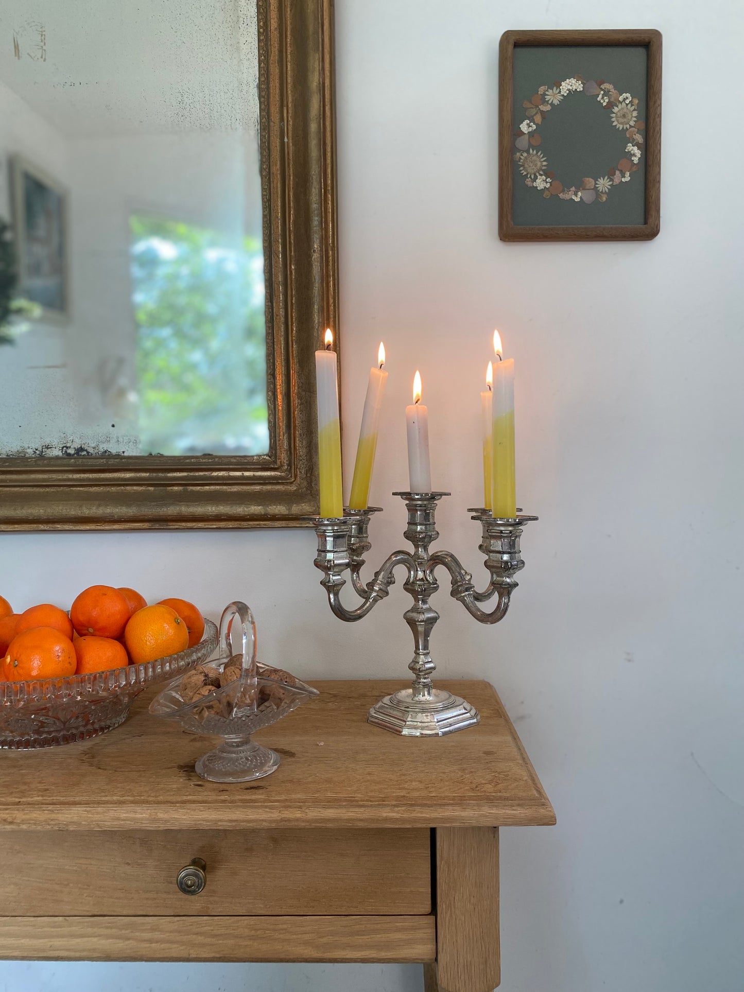 Candélabre ancien à cinq branches