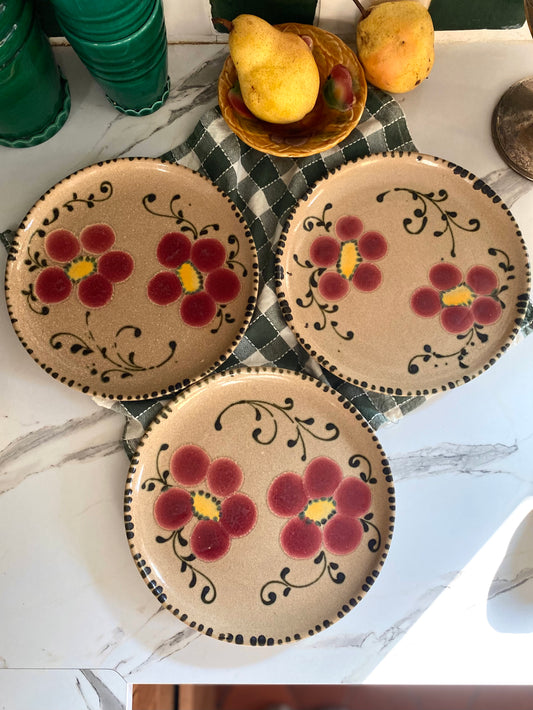 Assiettes en grès