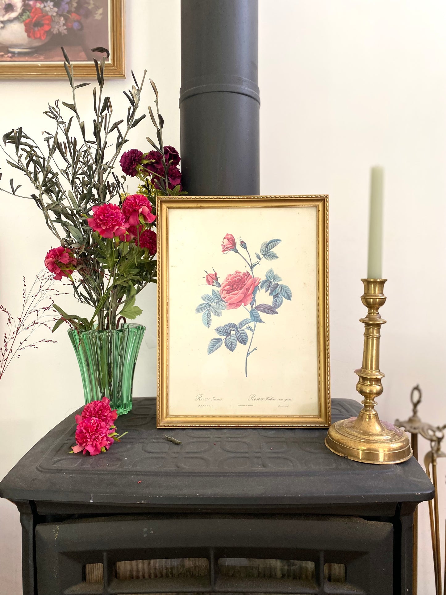 Vase en verre vintage