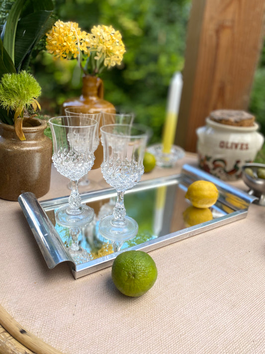 Plateau de service miroir