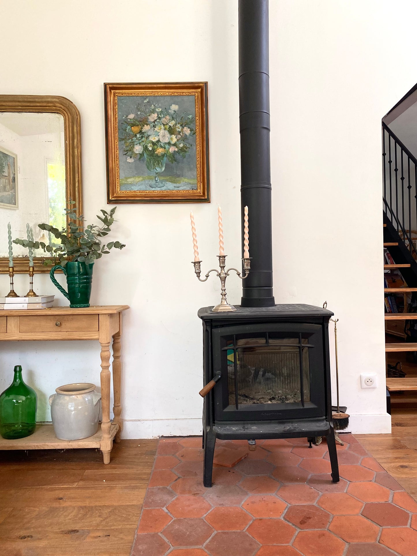 Huile sur toile "Bouquet de Fleurs" - Style Impressionniste Marcel DYF- Milieu du XXe siècle