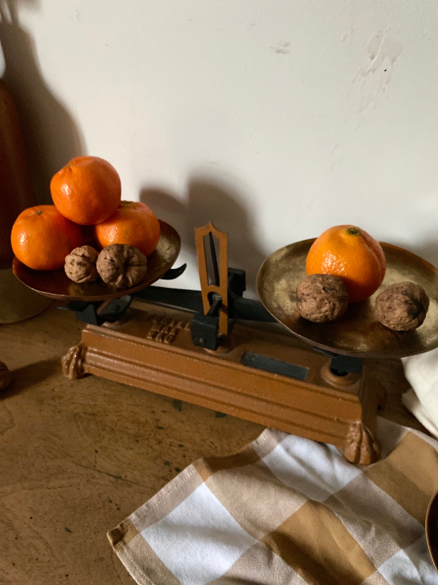 Balance de ménage française fin du XIXe / début du XXe