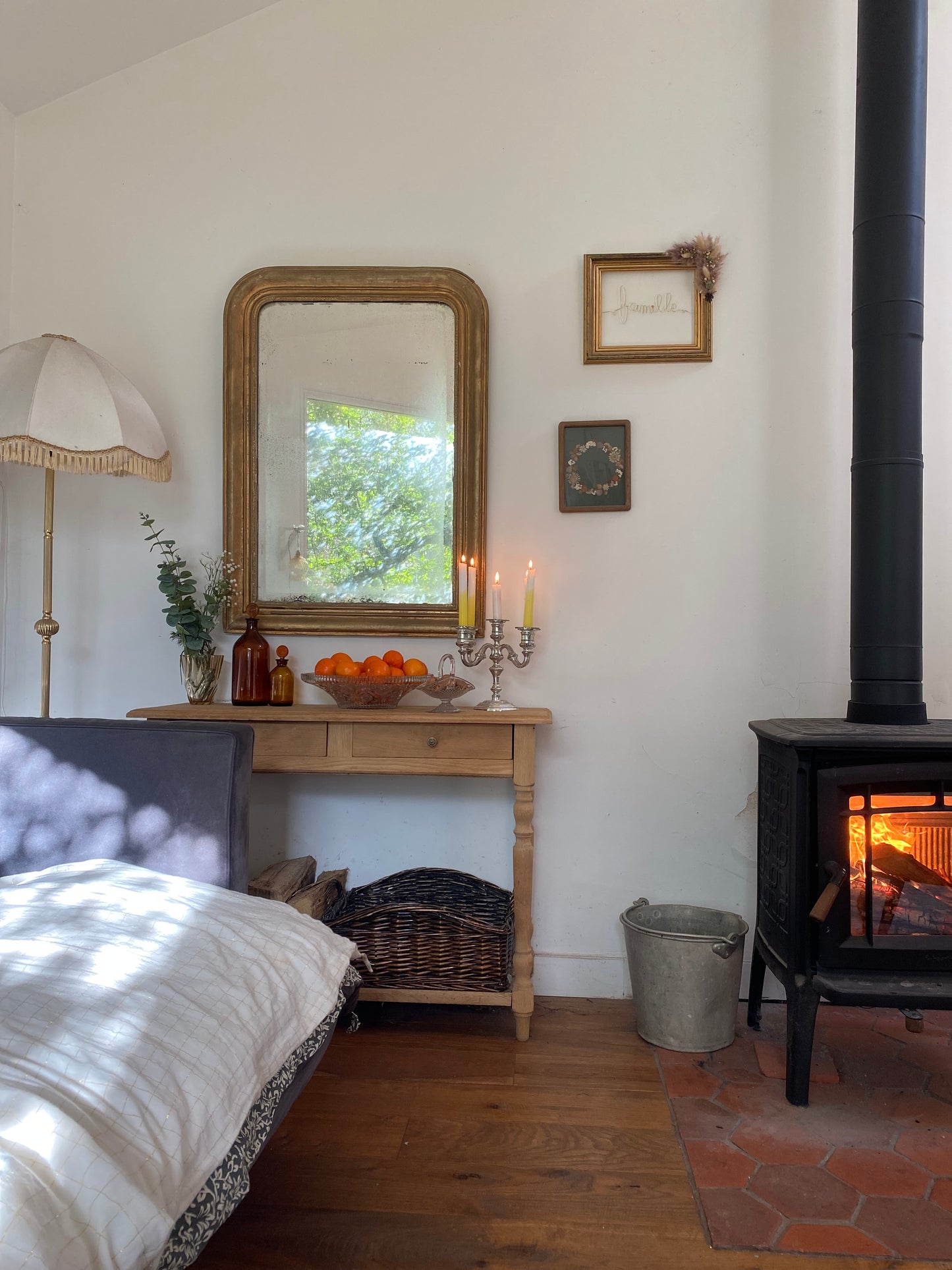 Candélabre ancien à cinq branches