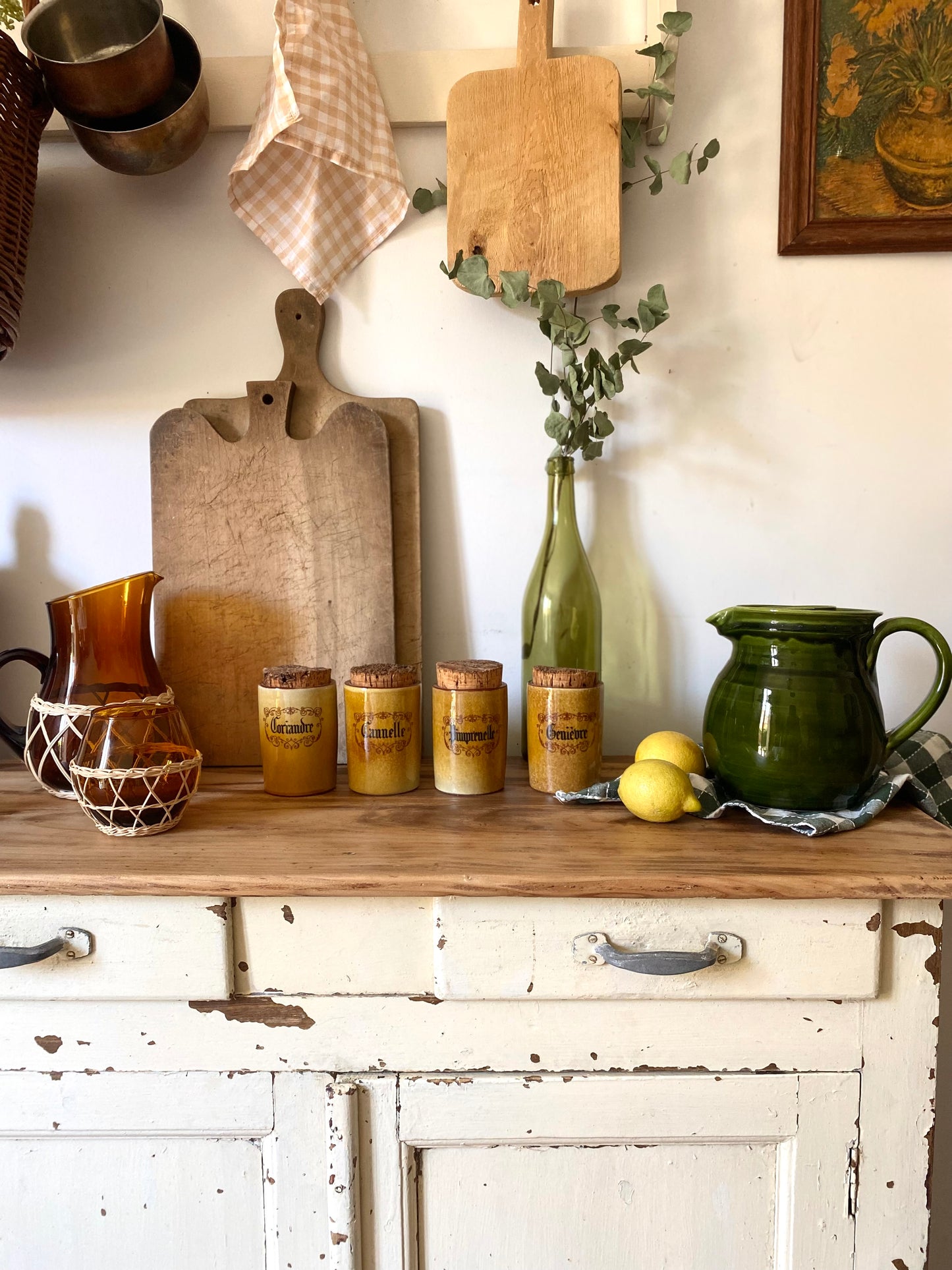 Série de pots à epices