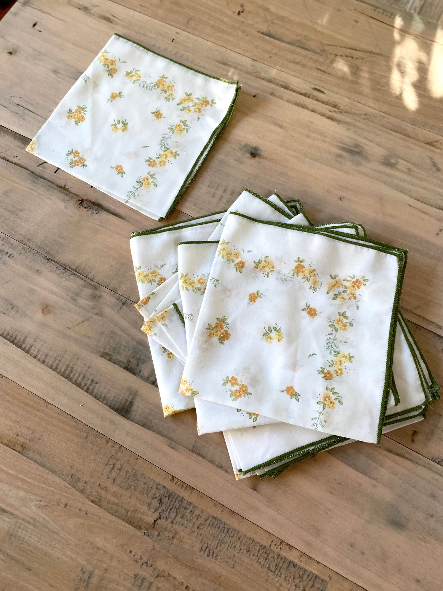 Serviettes de table en coton