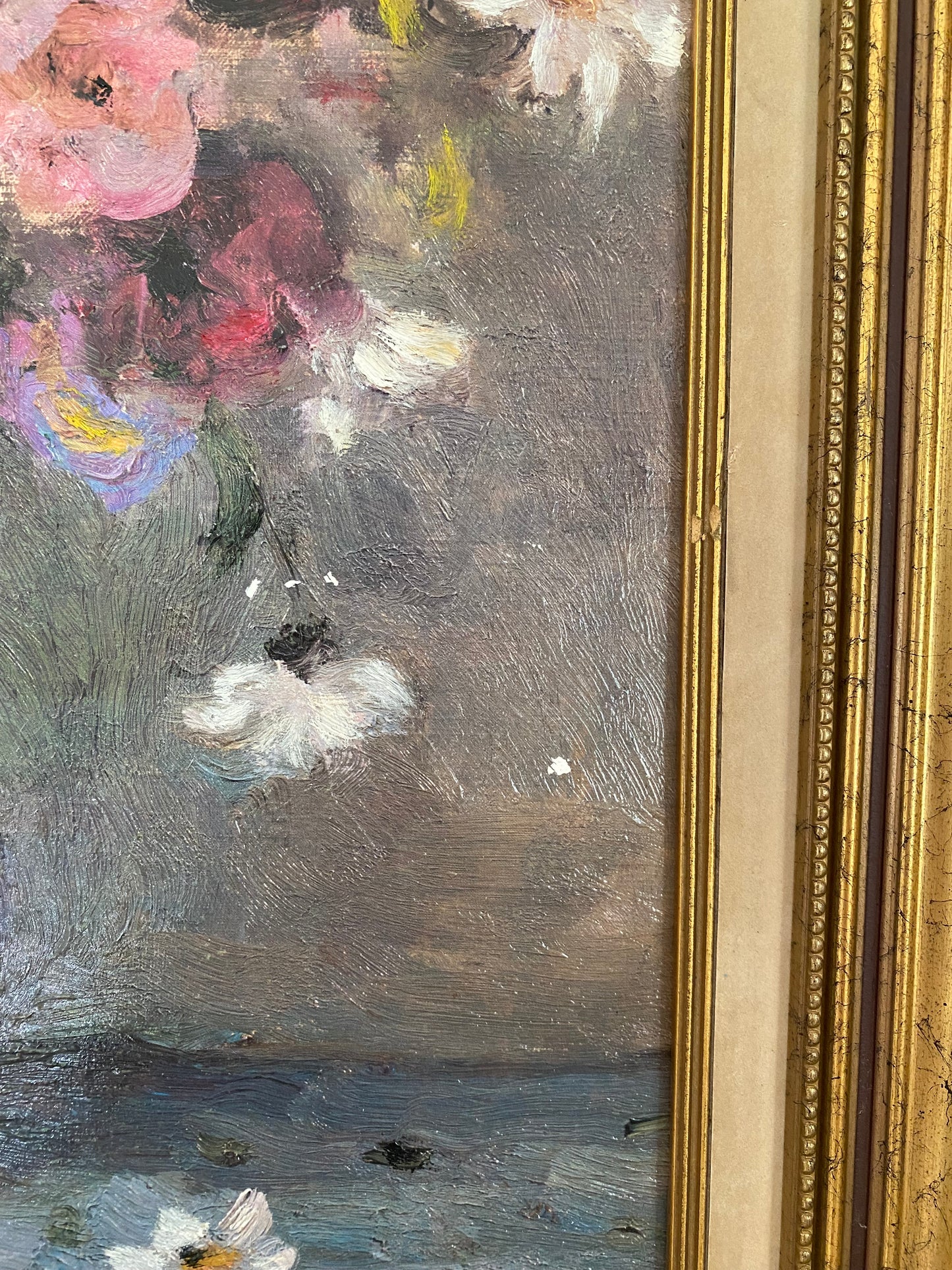 Nature Morte aux Fleurs – Huile sur Toile – Années 50/60