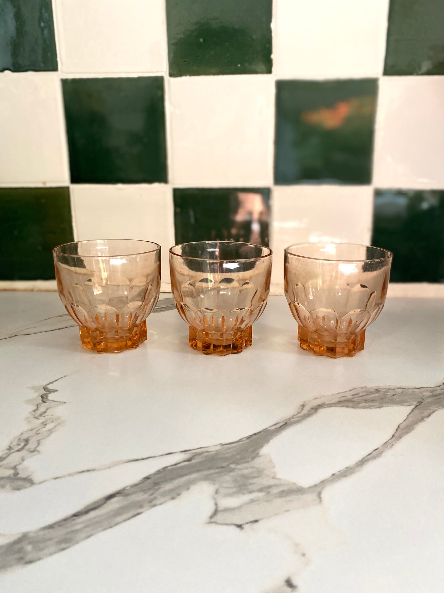 Service 9 petits verres vintage
